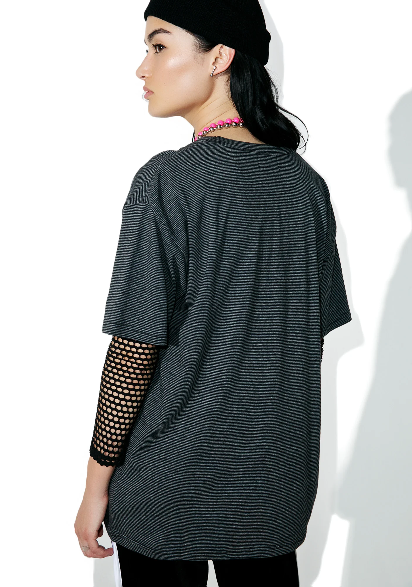 Sunset Striped Tee - Image 4