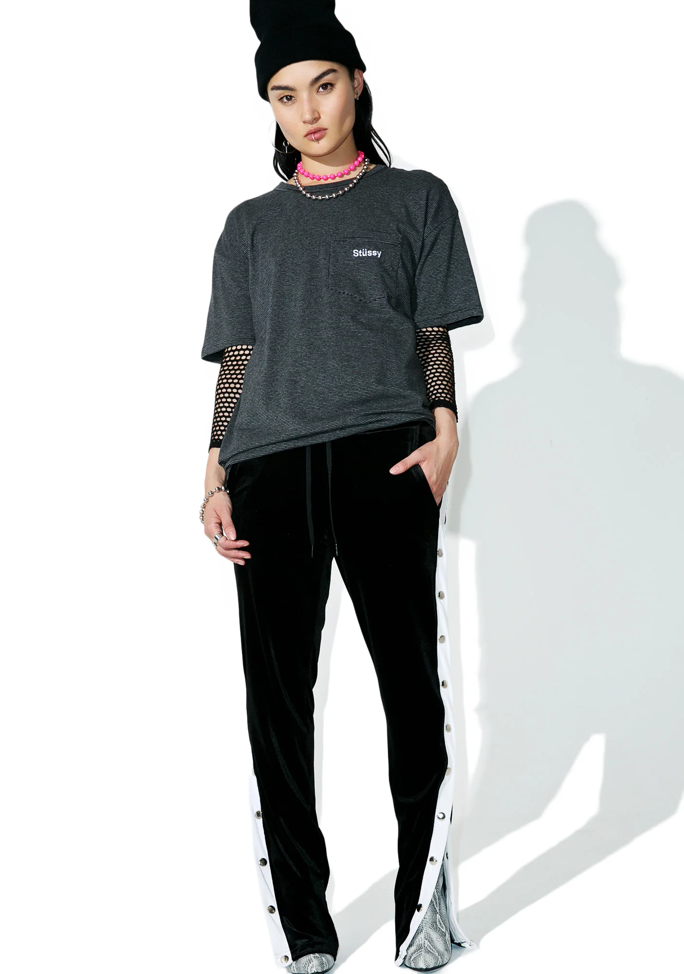 Sunset Striped Tee - Image 5