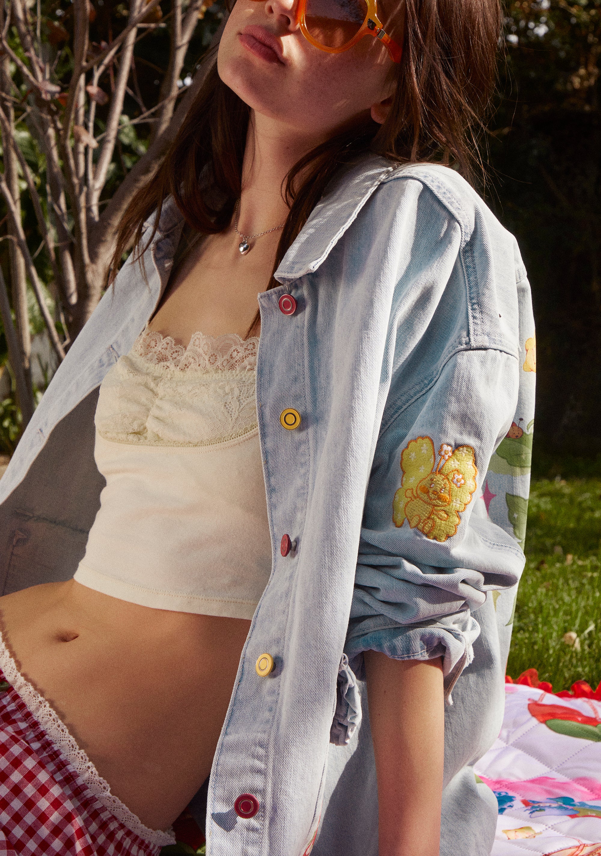 Sunshine Days Oversized Denim Jacket - Image 11