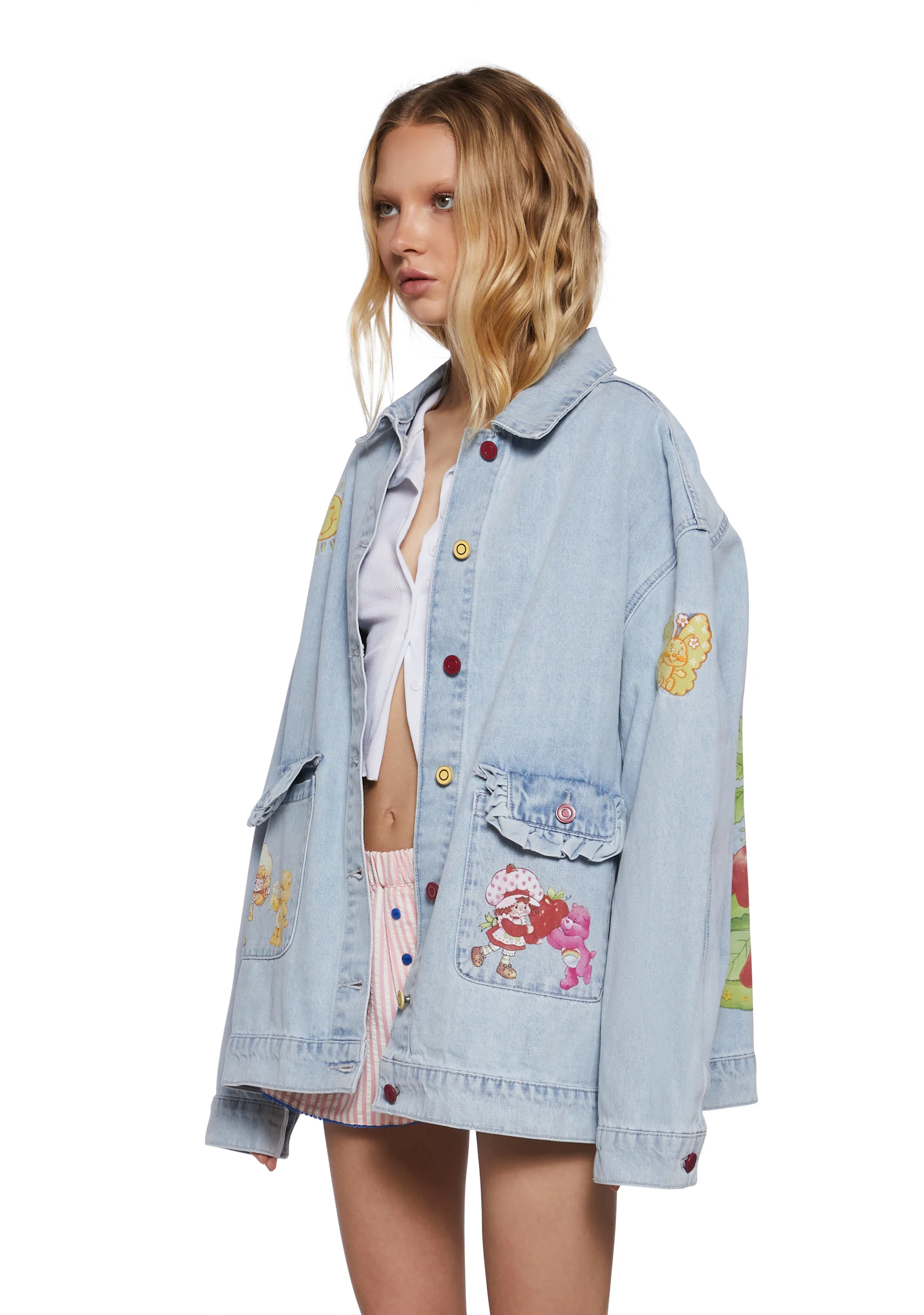Sunshine Days Oversized Denim Jacket - Image 4