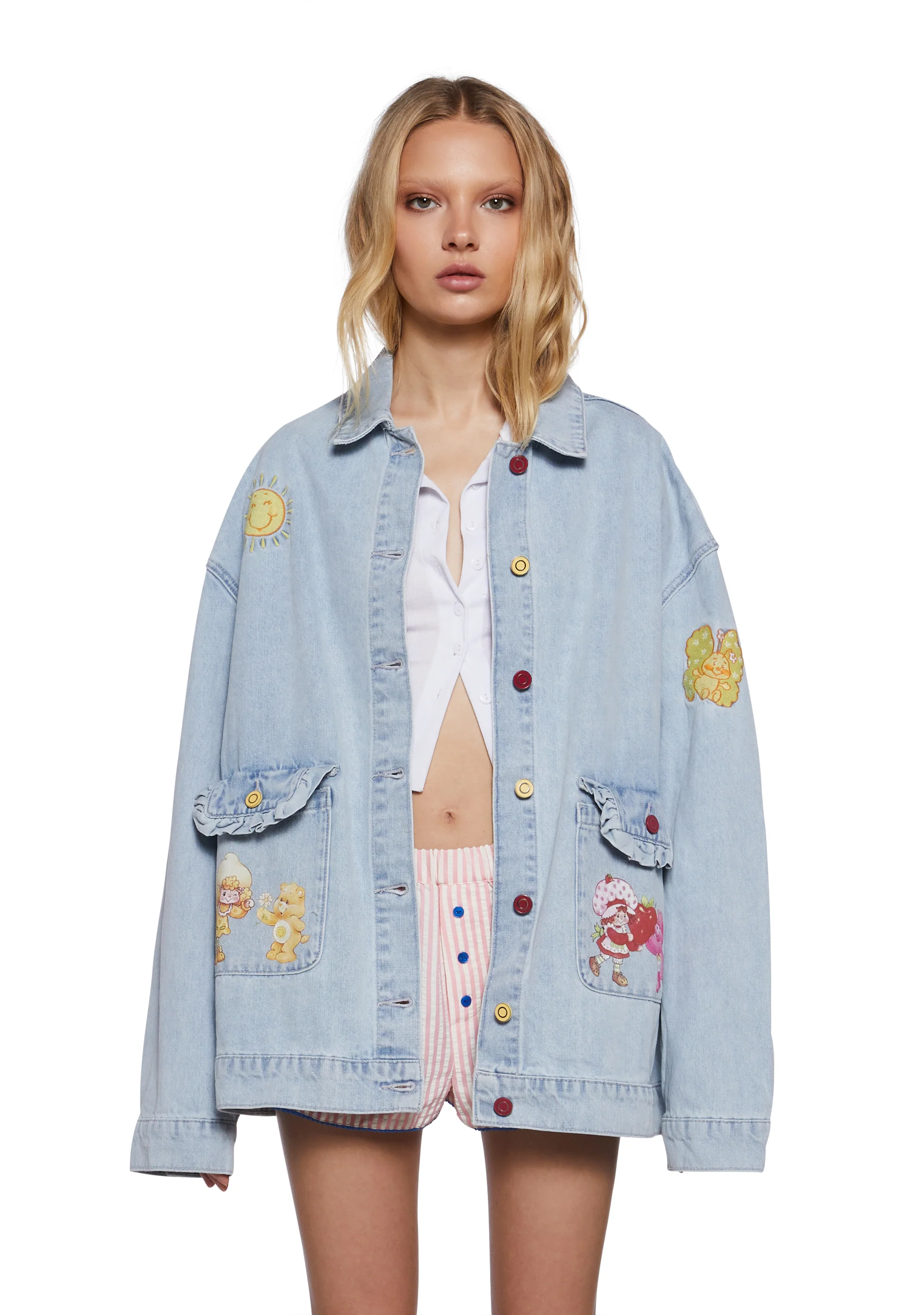 Sunshine Days Oversized Denim Jacket - Image 5