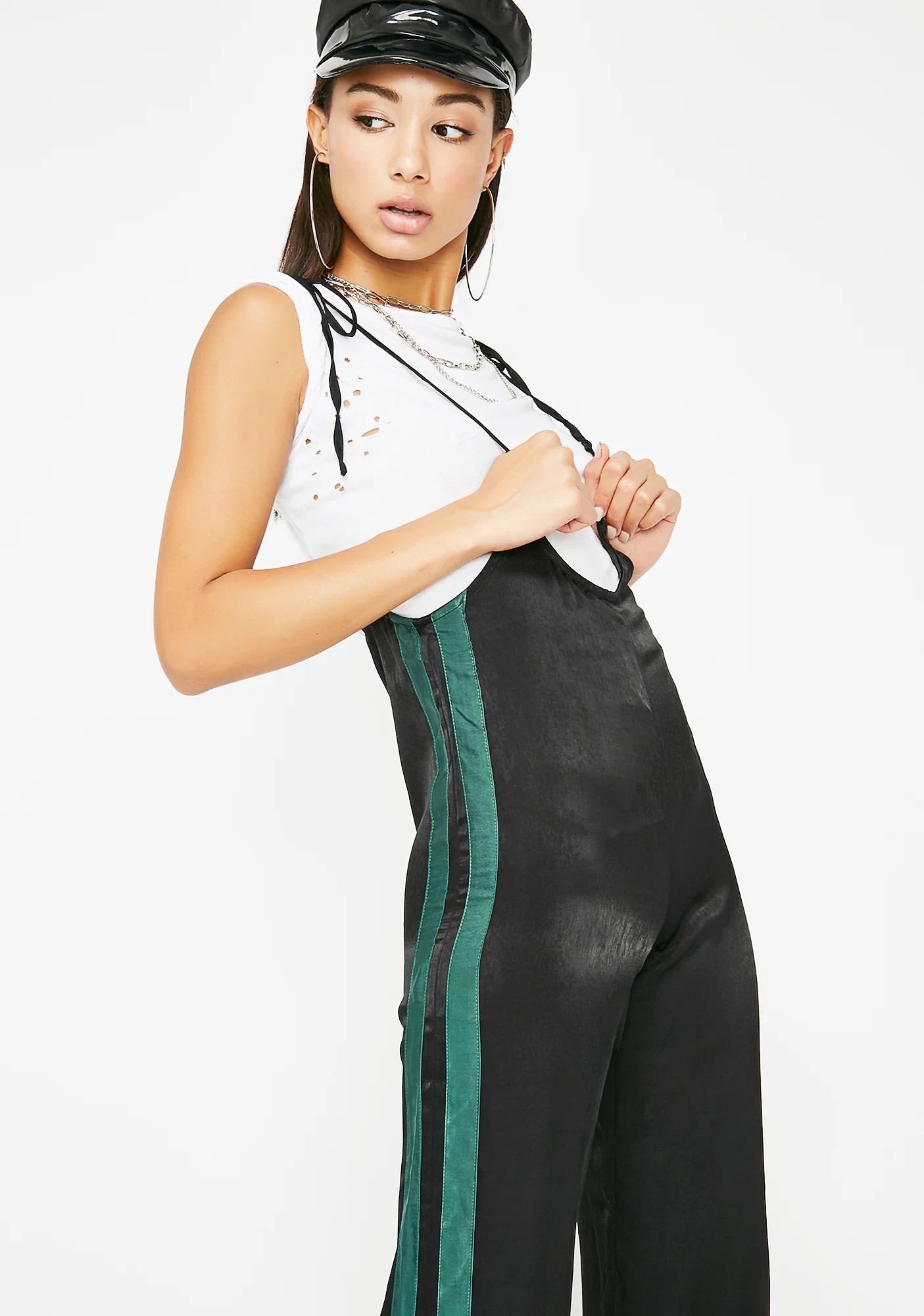 Supa Lit Satin Jumpsuit - Image 2