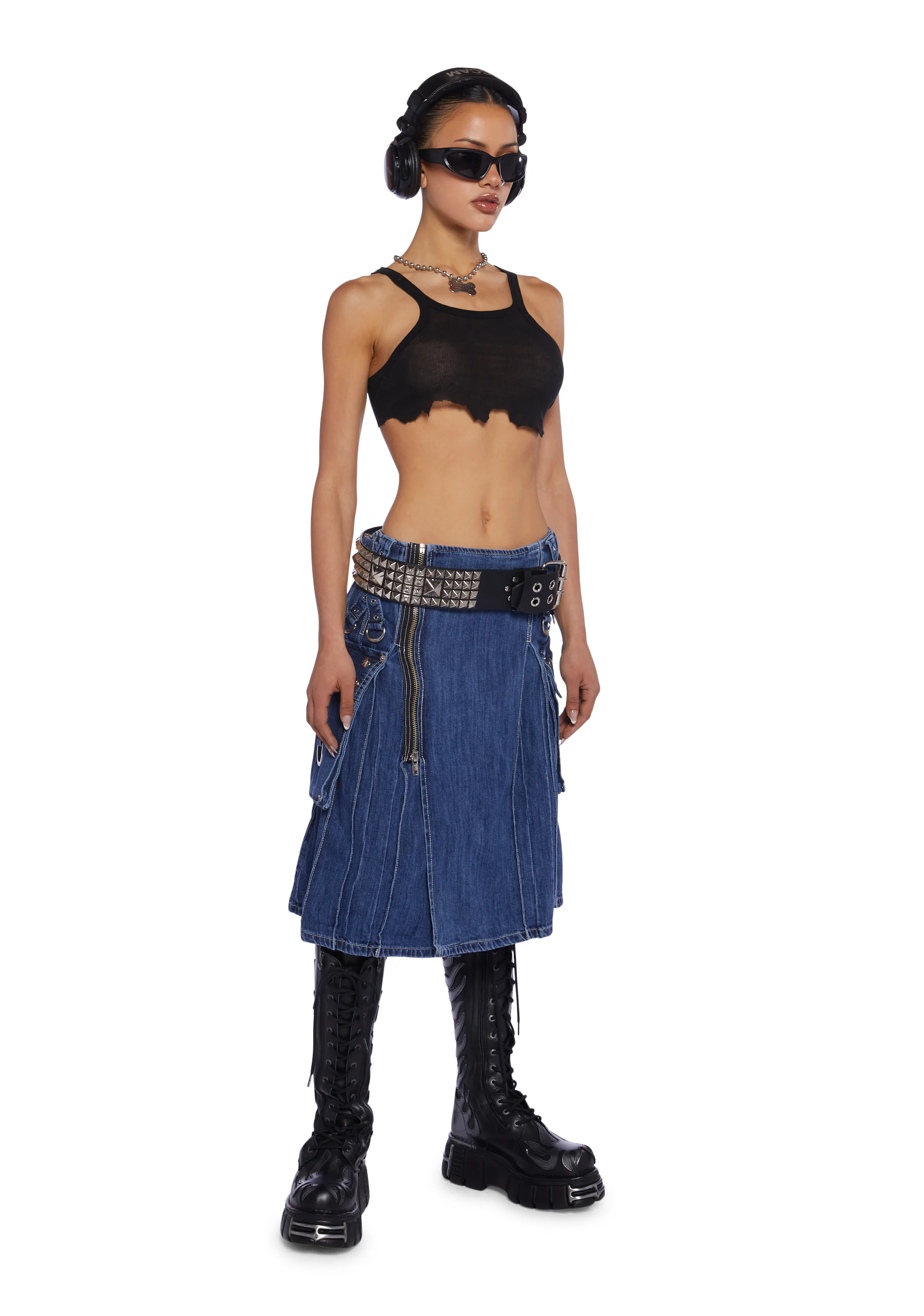 Super Denim Kilt - Image 2