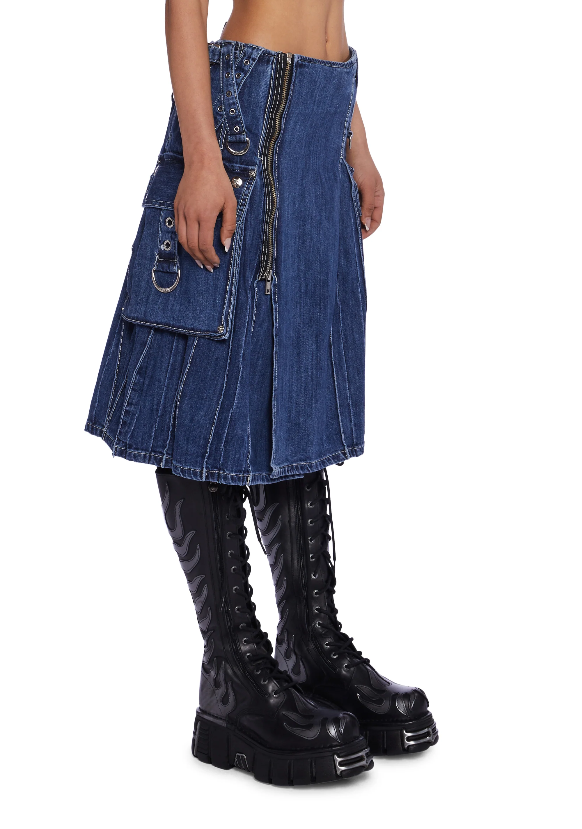 Super Denim Kilt - Image 3
