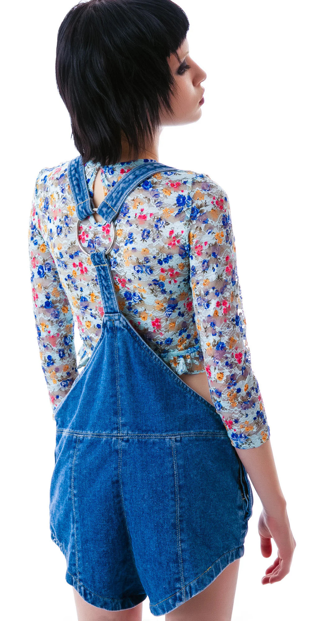 Suzie Blue Overalls - Blue - Image 9