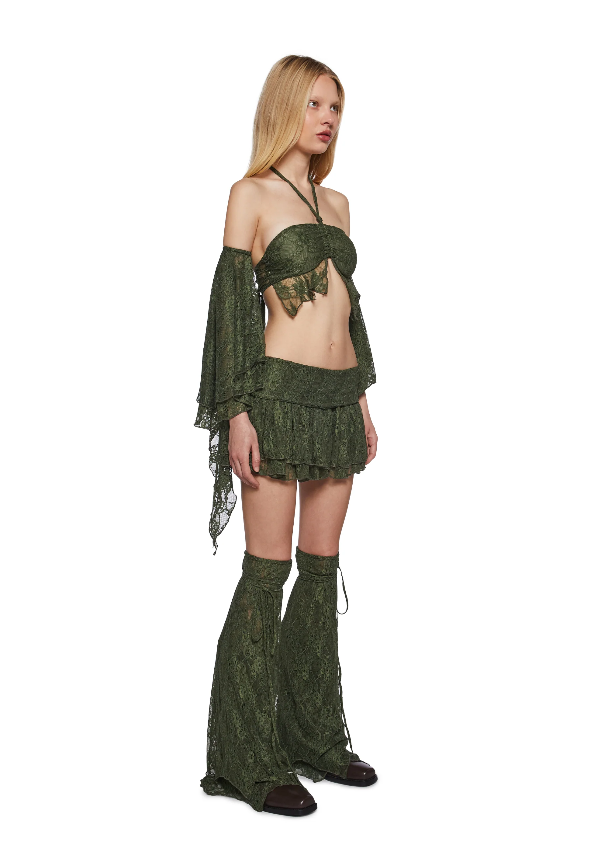 Green Outlaw 4-Piece Skirt Set - Image 3
