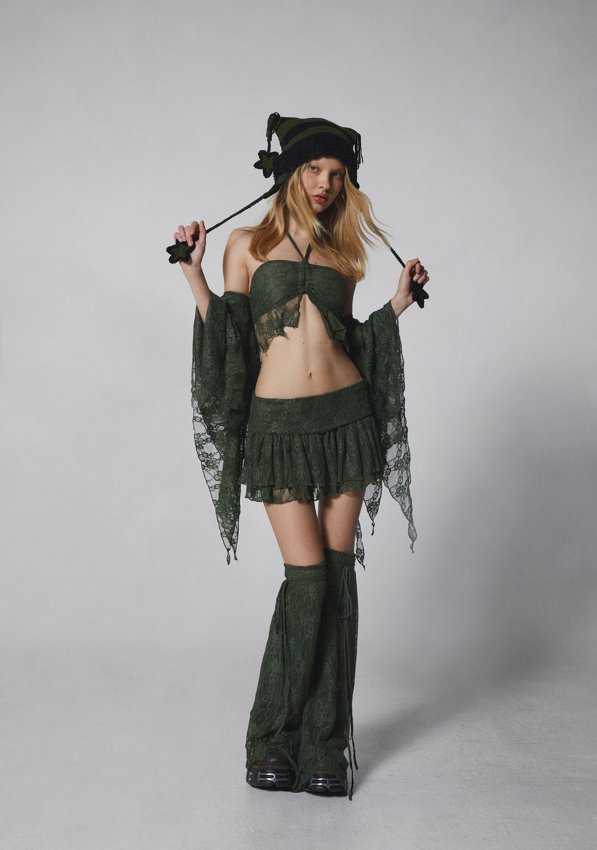 Green Outlaw 4-Piece Skirt Set - Image 7