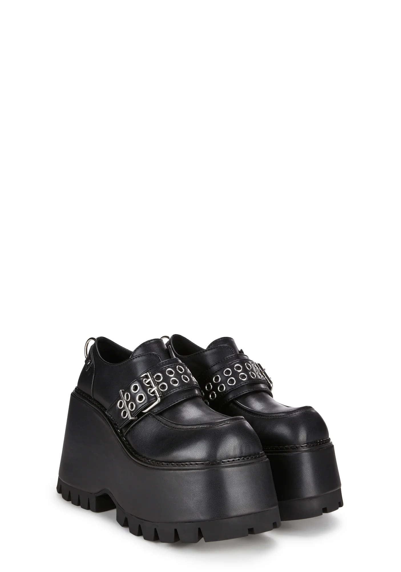 Swear Word Platform Loafers - Matte - Image 3