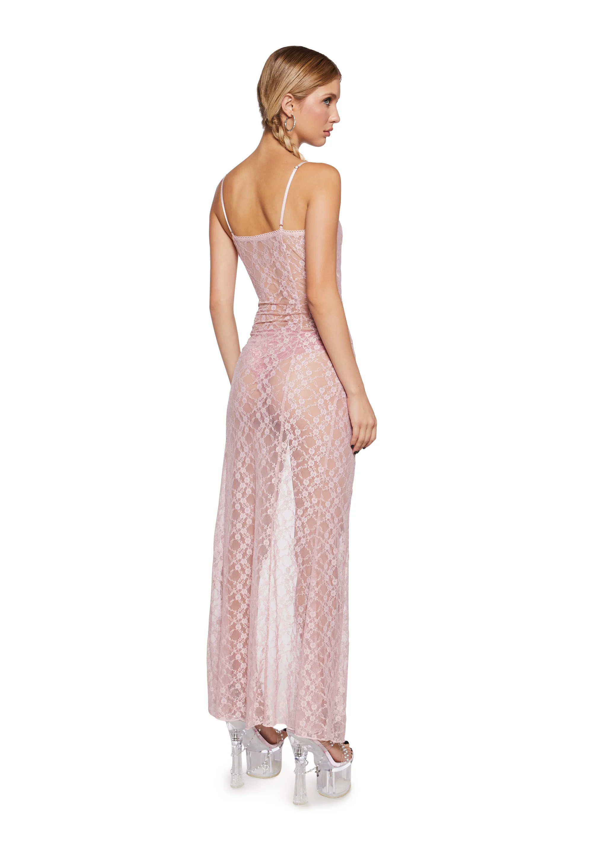 Sweet Allure Lace Maxi Dress - Image 4