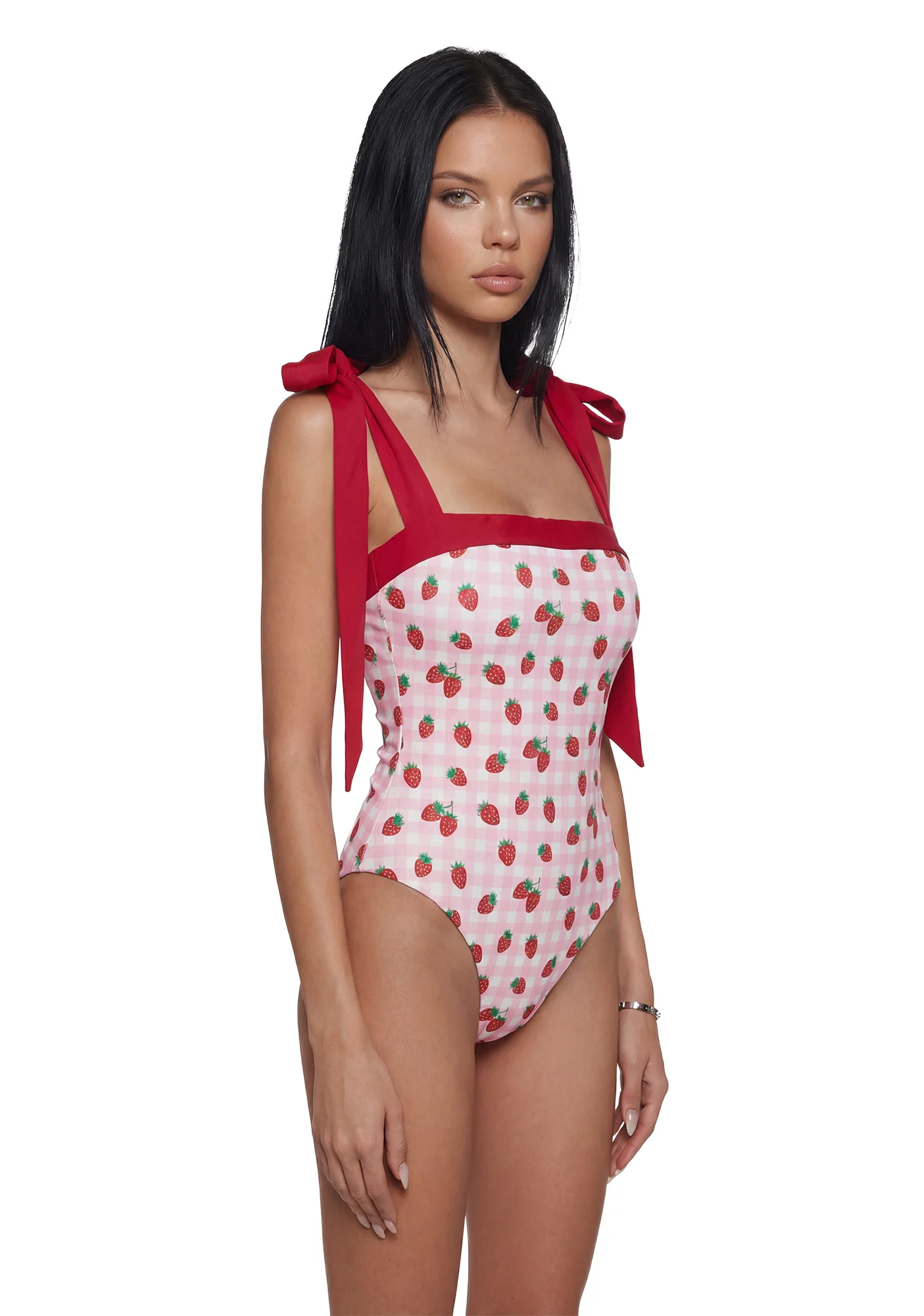 Sweet Life One Piece Swimsuit - Gingham - Image 3