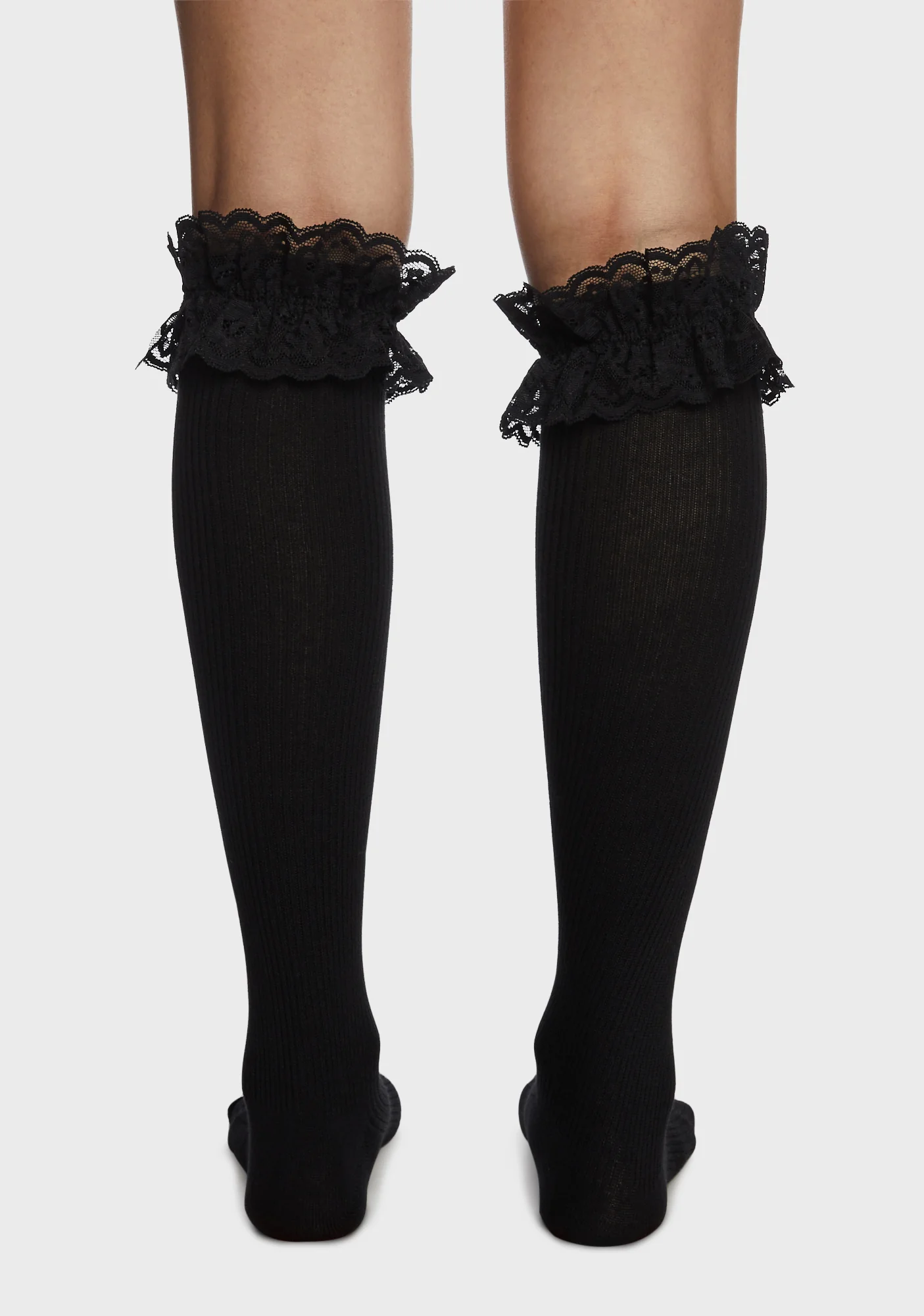 Sweet Like Me Knee High Socks - Black - Image 3