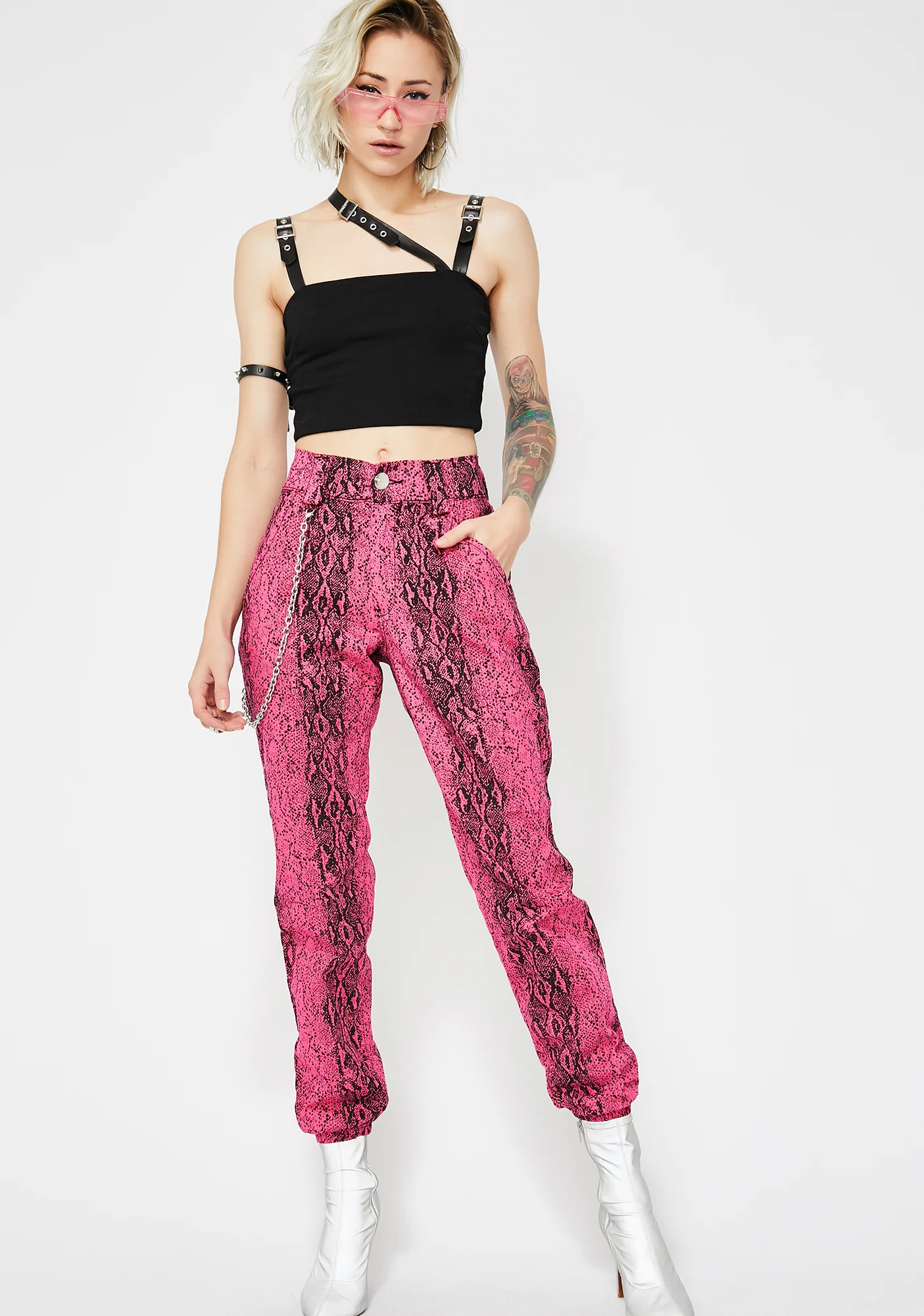 Sweet Mamba Mami Snakeskin Pants - Image 3
