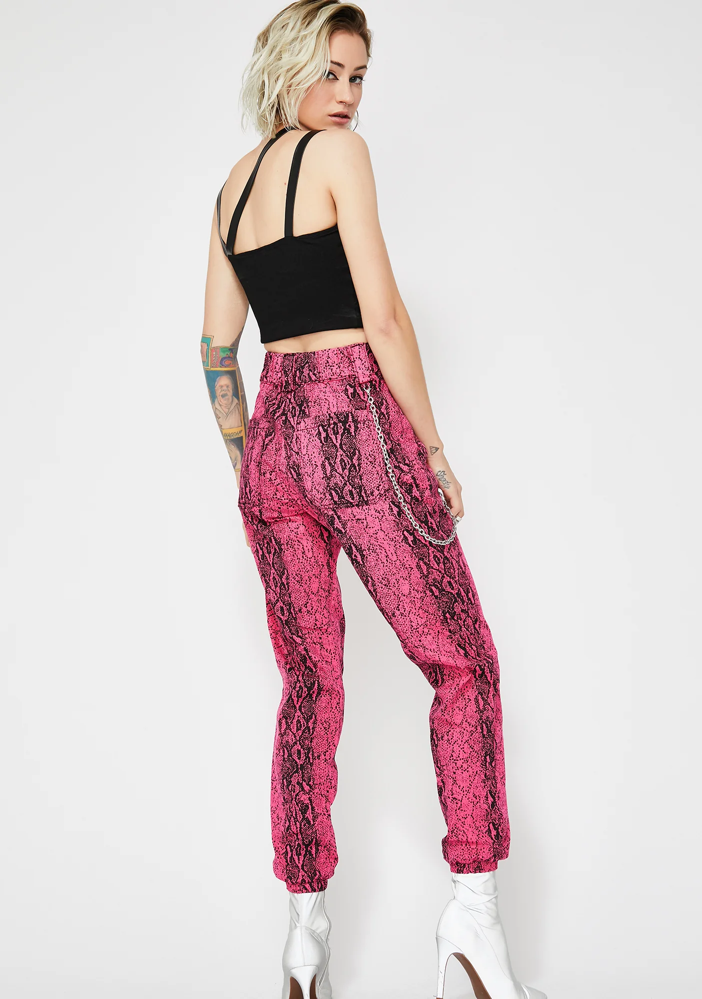 Sweet Mamba Mami Snakeskin Pants - Image 4