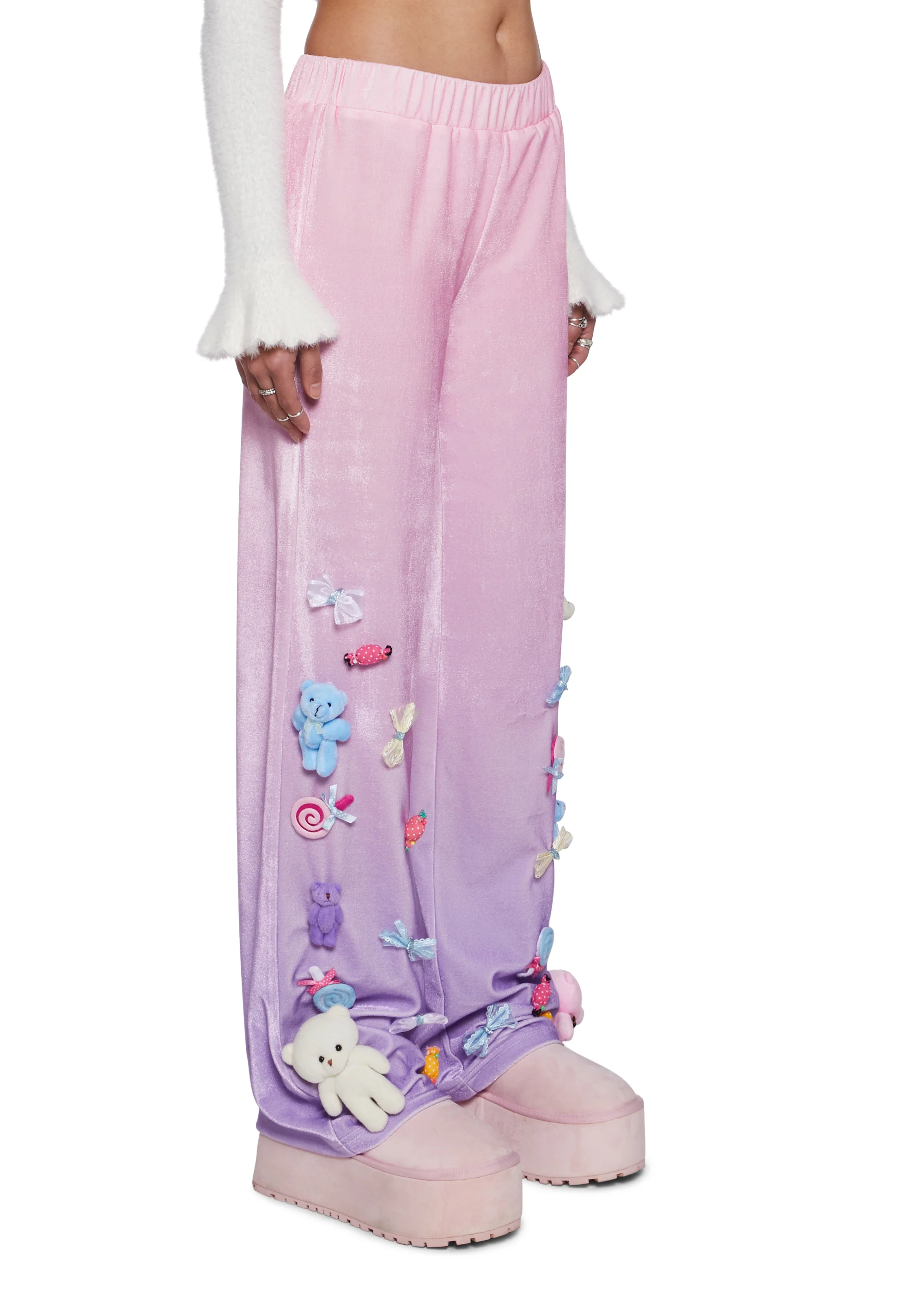 Sweet Masterpiece Velour Pants - Image 3