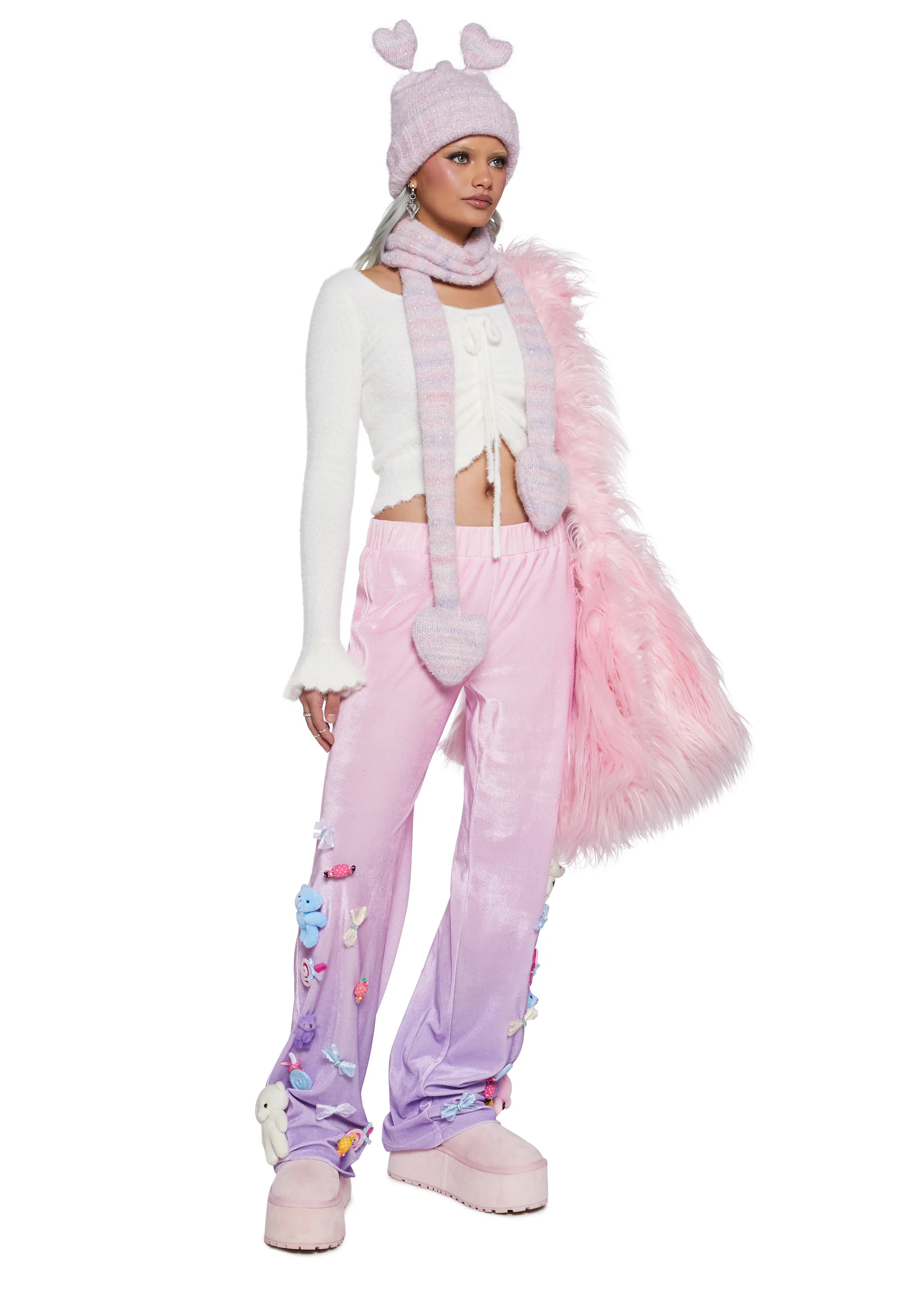 Sweet Masterpiece Velour Pants - Image 5