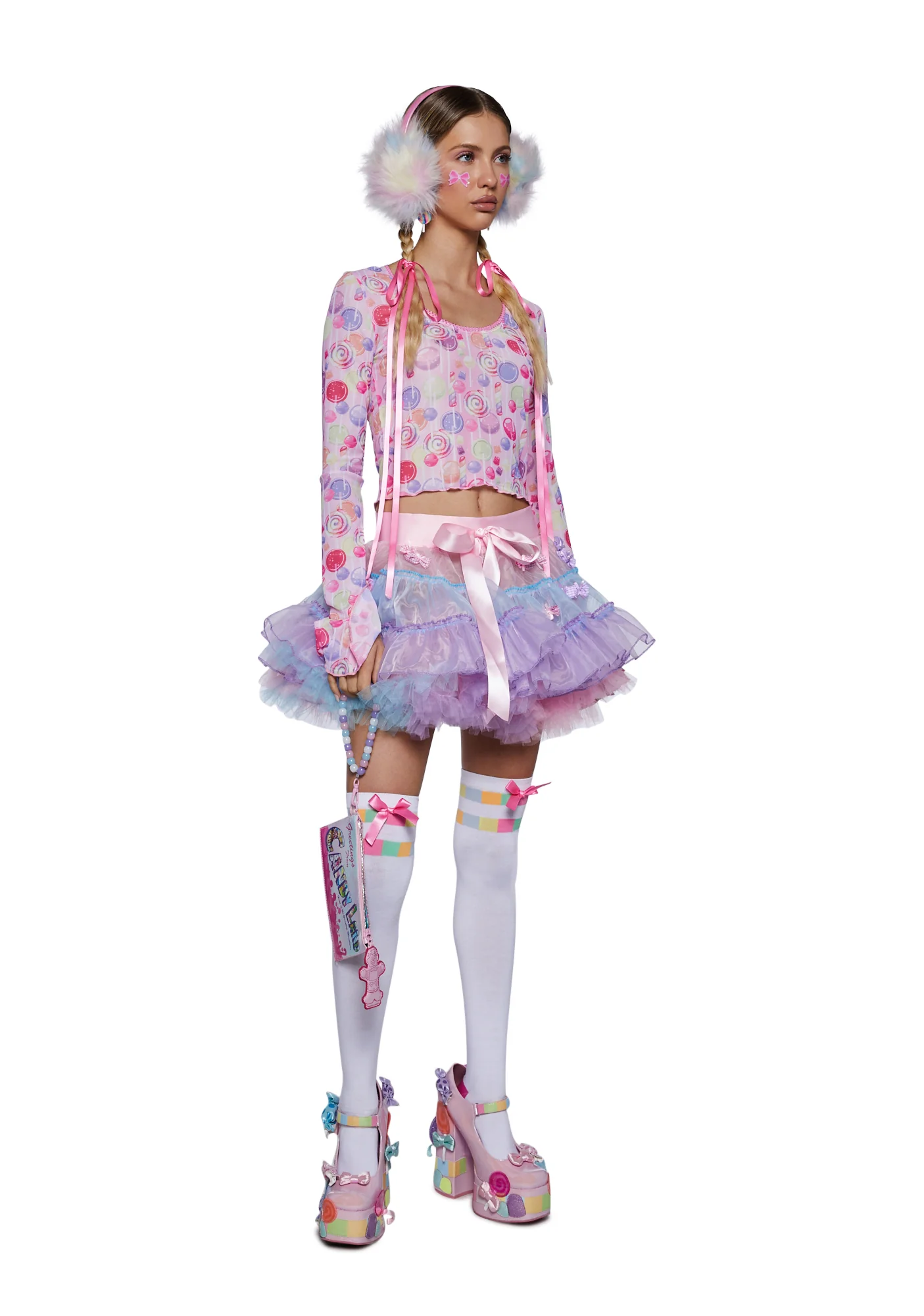 Sweet Pieces Mesh Top - Image 2