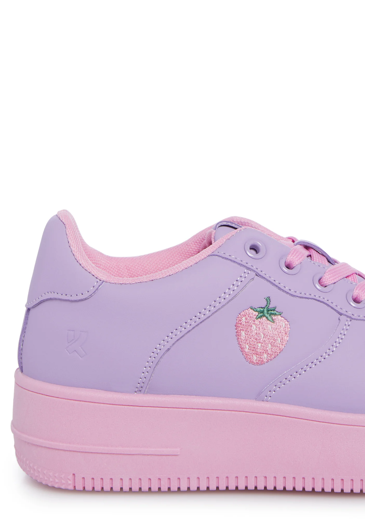 Sweet Strawberry Platform Sneakers - Purple - Image 2