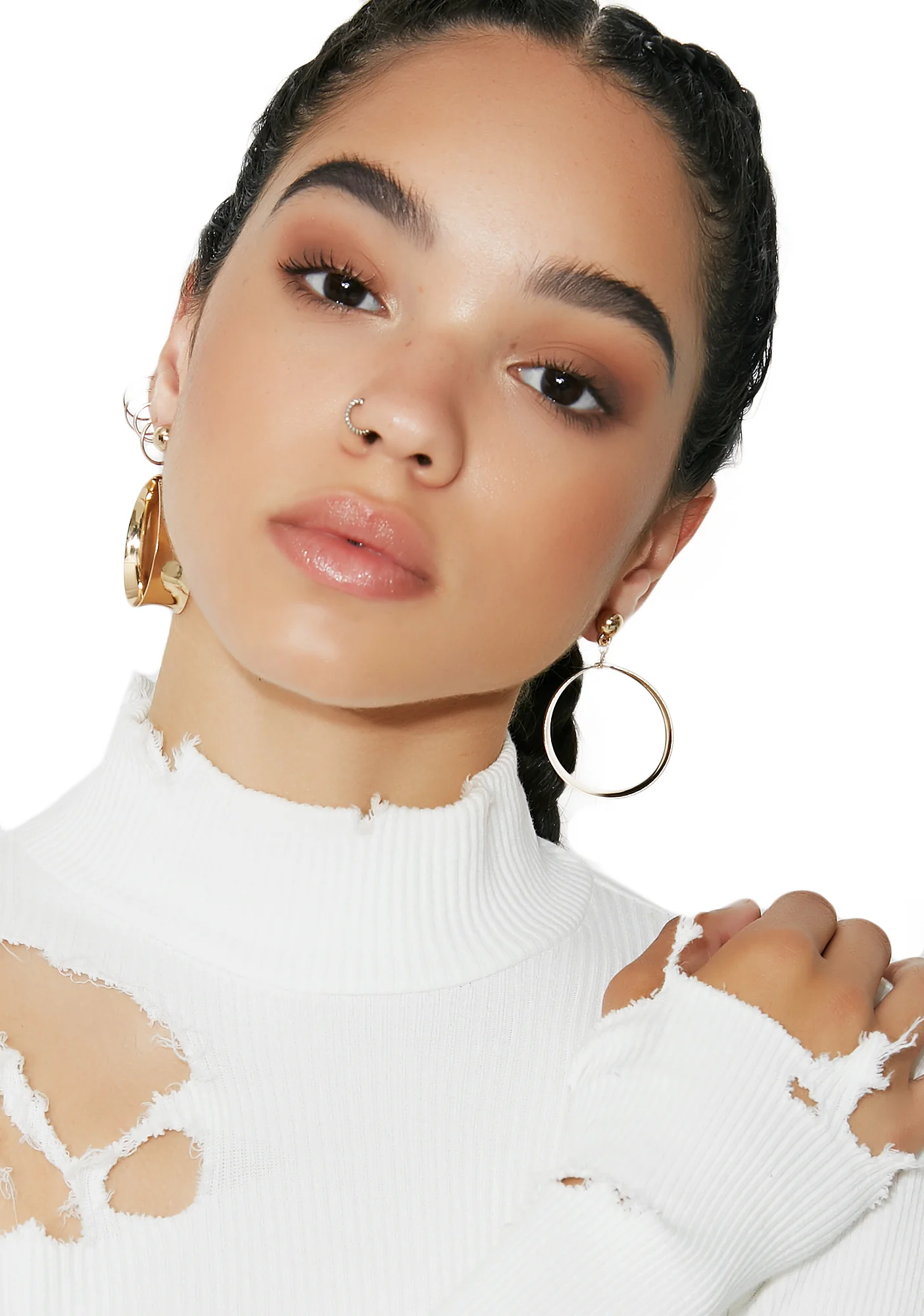 Sweet Victory Hoop Earrings - Image 4