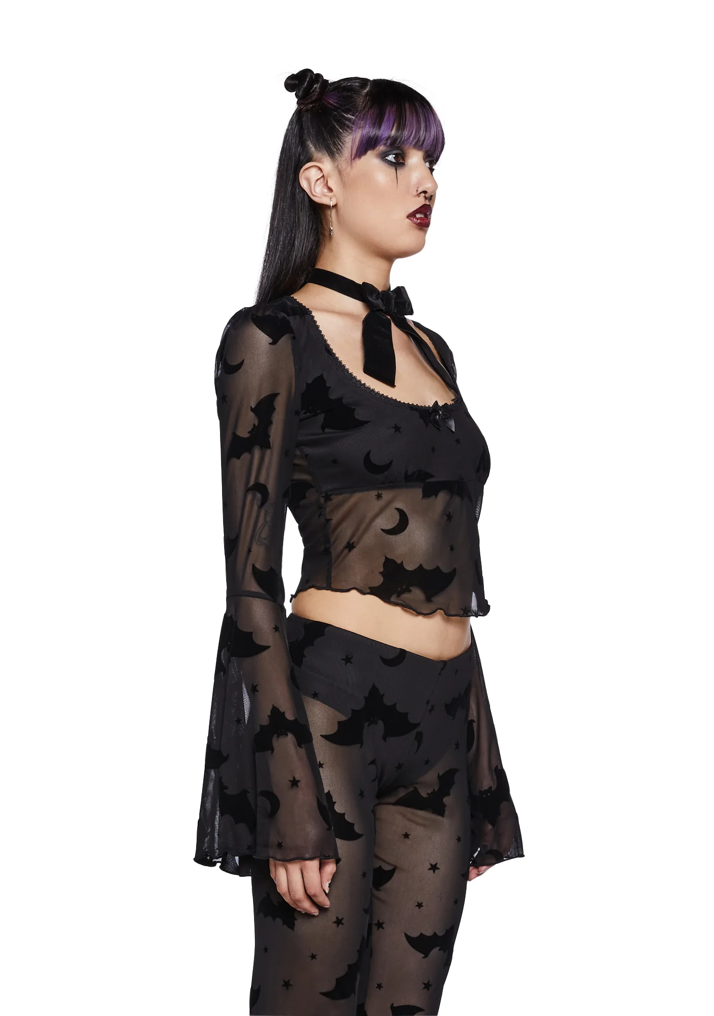 Sweetly Sinister Crop Top - Image 3