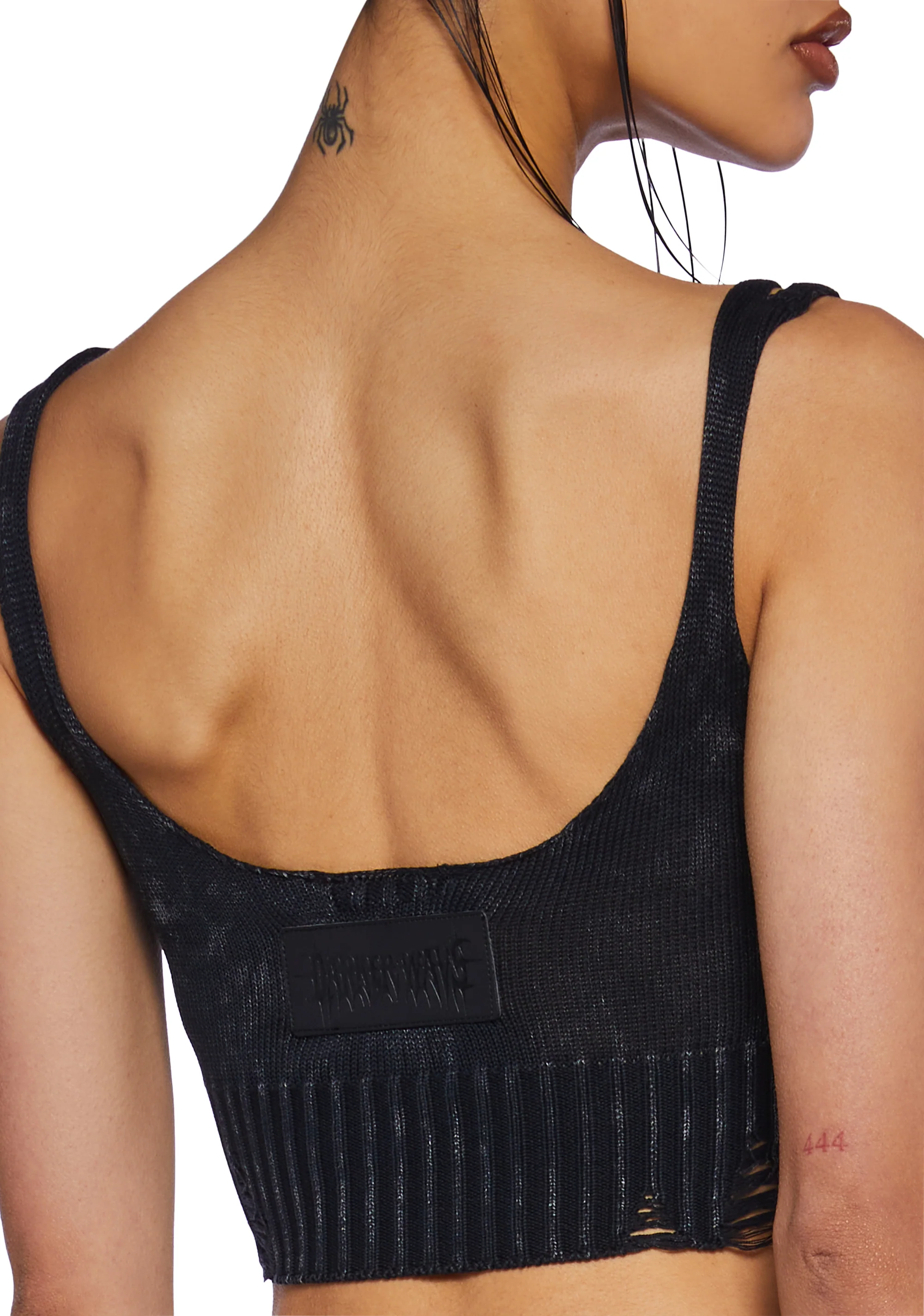 Switch Distressed Sweater Tank Top - Image 6