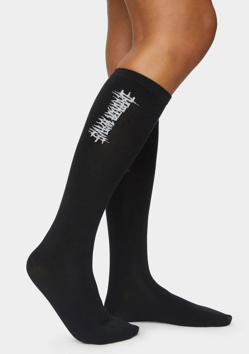 Synth Vertical Logo Crew Socks - Image 6