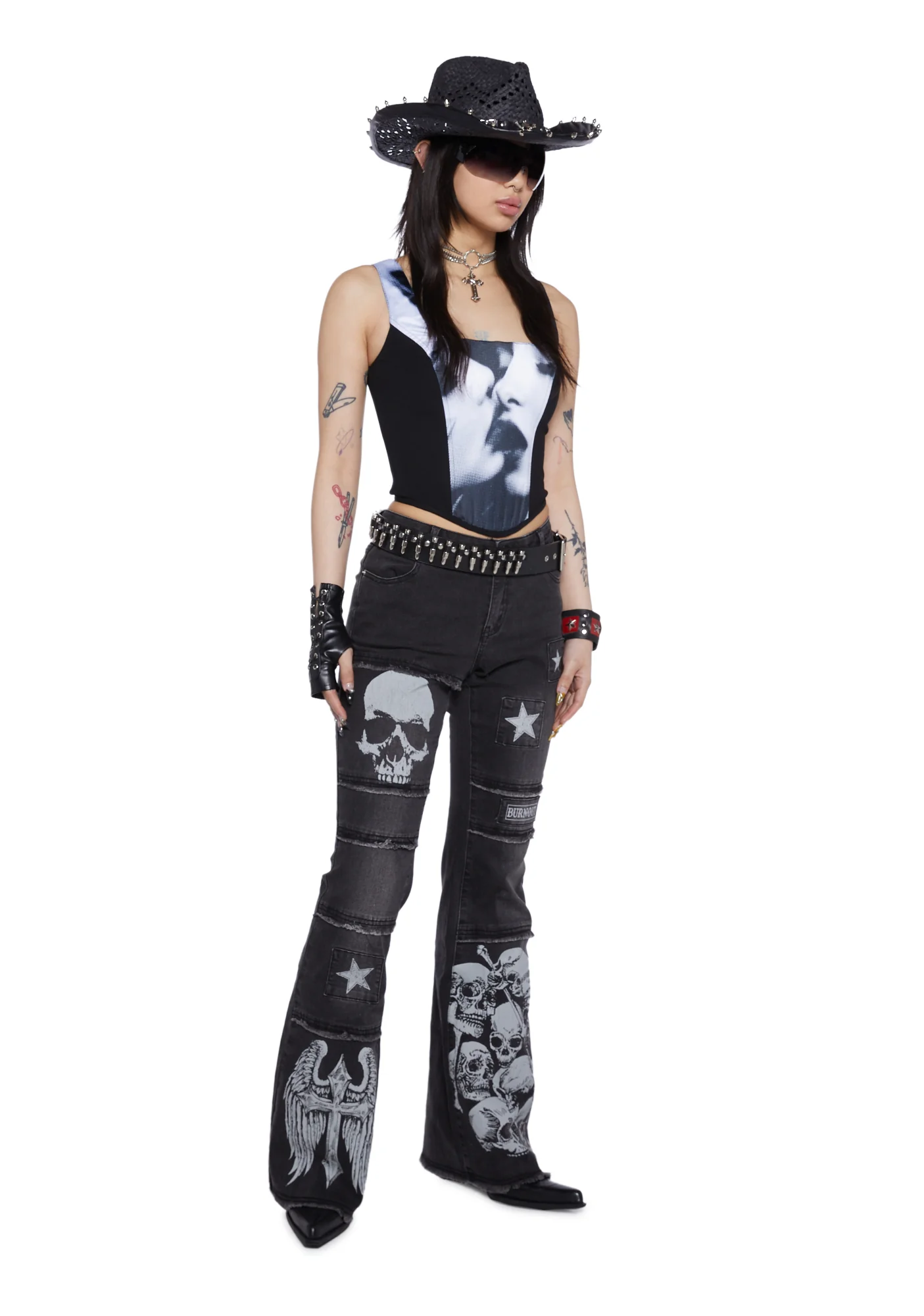 Tabloid Love Corset Top - Image 2