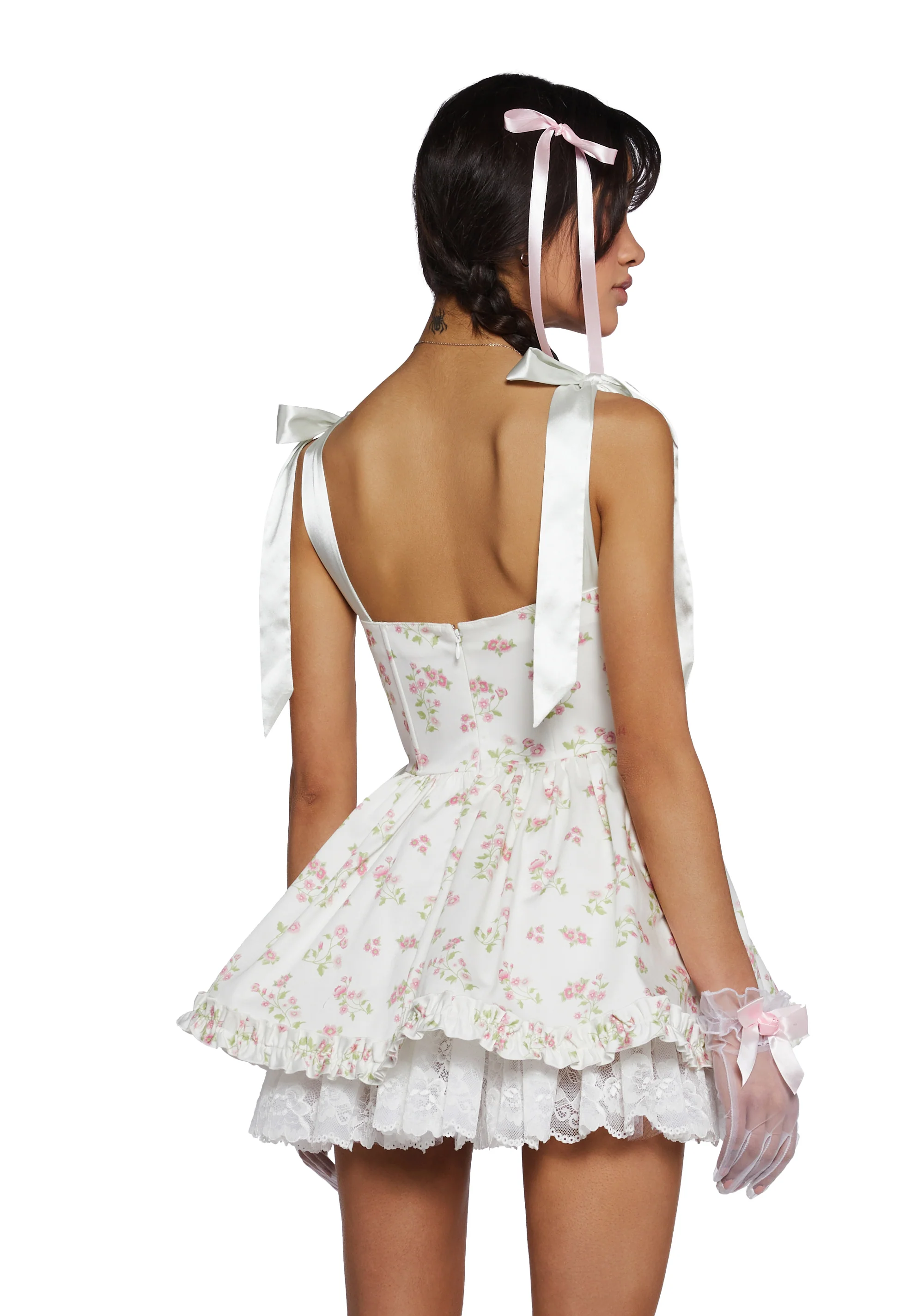 Takes The Cake Mini Dress - Floral - Image 4
