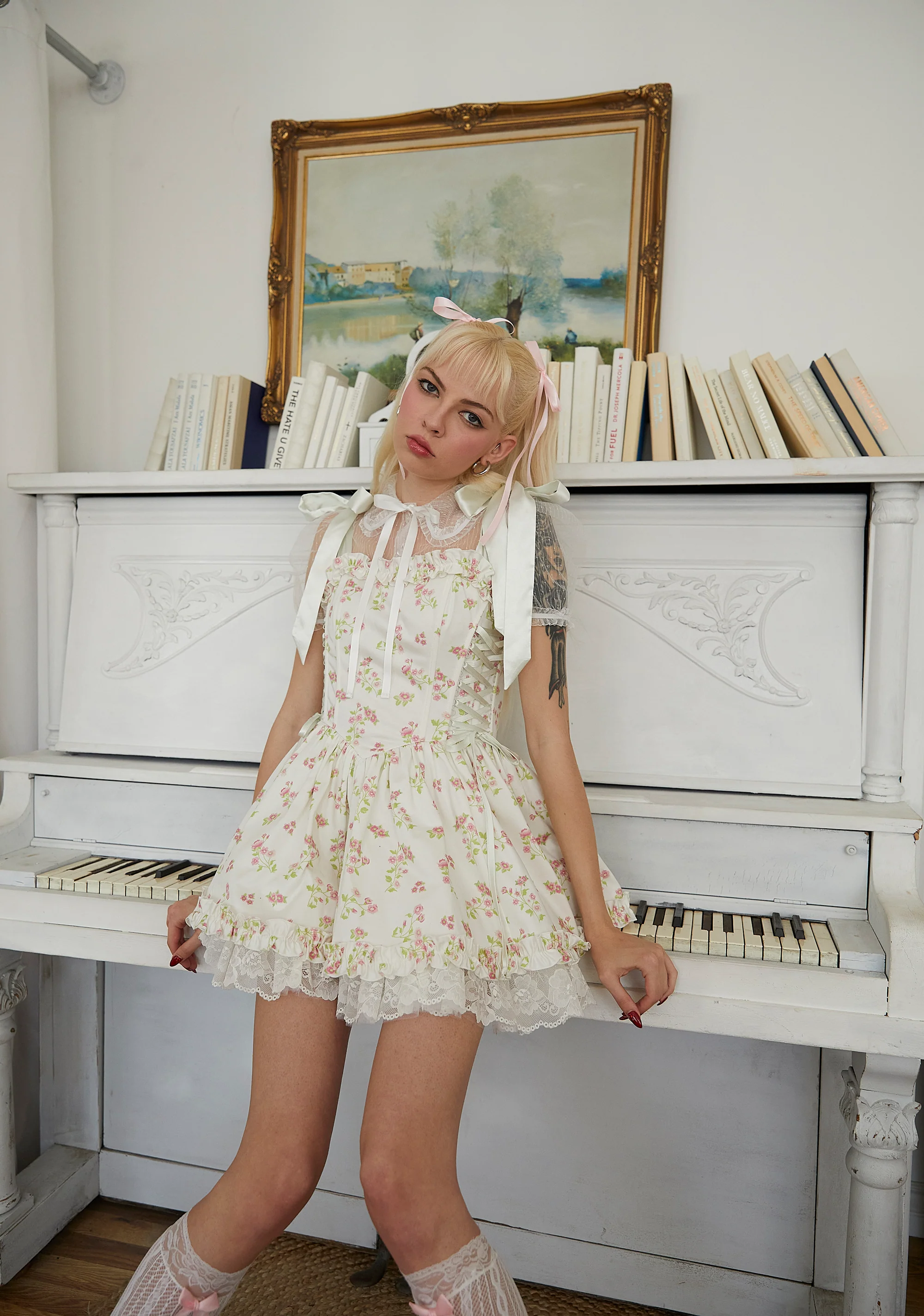 Takes The Cake Mini Dress - Floral - Image 7