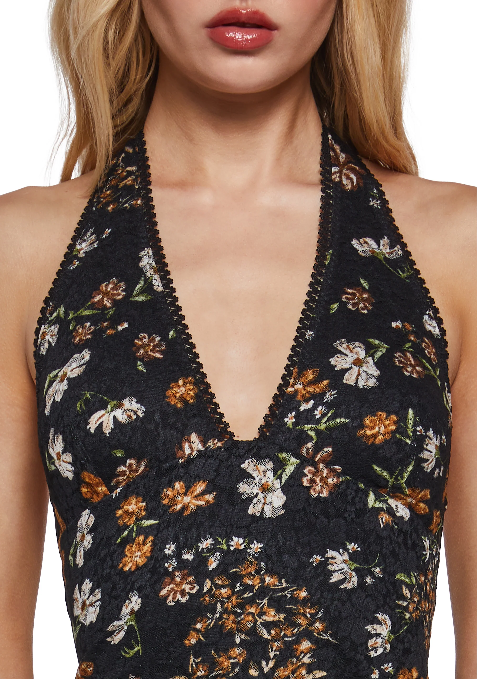Tales Of Fantasy Halter Top - Floral - Image 5
