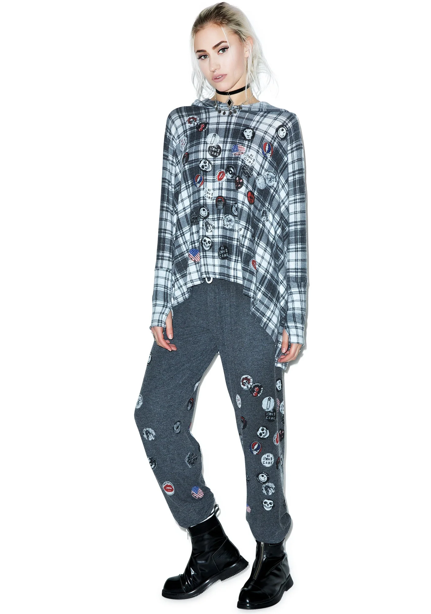 Tanzy Pins Sweat Pants - Black - Image 10