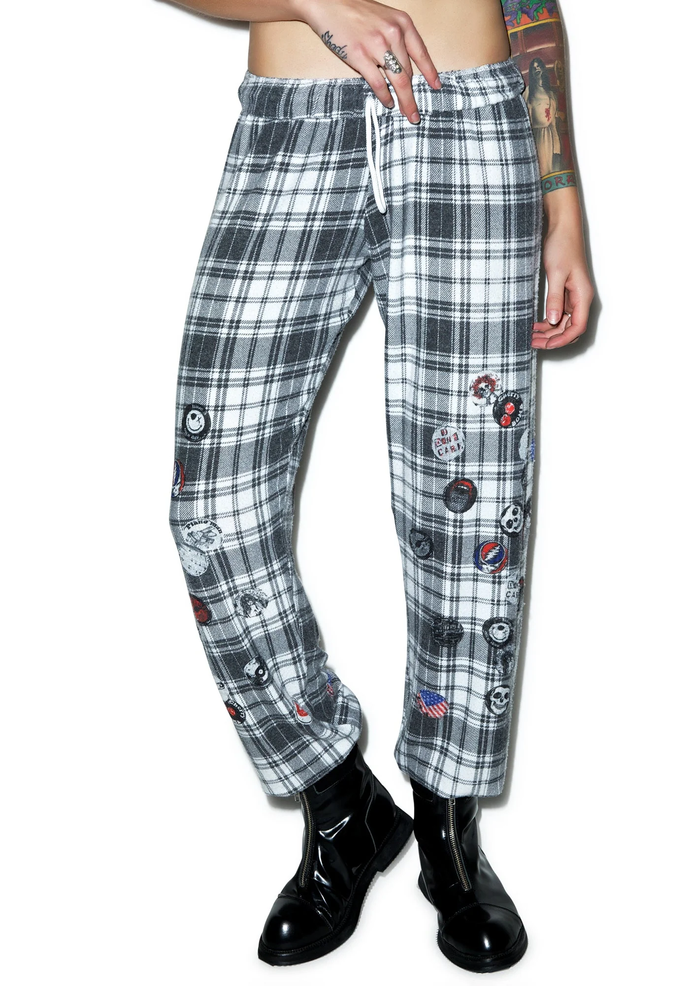 Tanzy Pins Sweat Pants - Black - Image 5