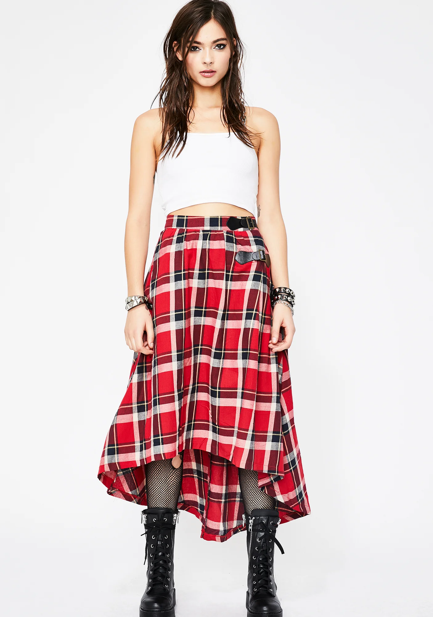 Tardy Thotty Plaid Skirt - Image 2