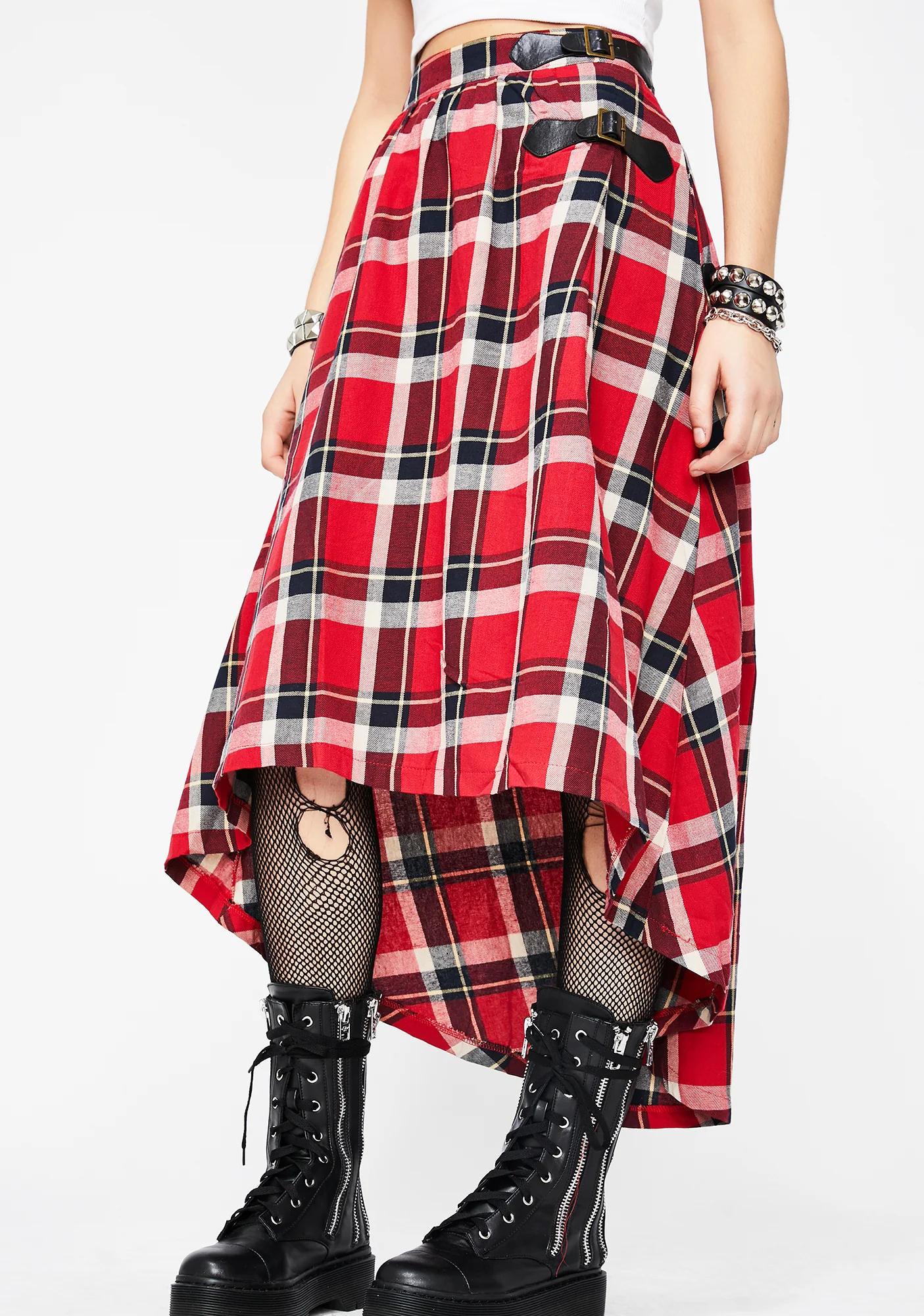 Tardy Thotty Plaid Skirt - Image 3