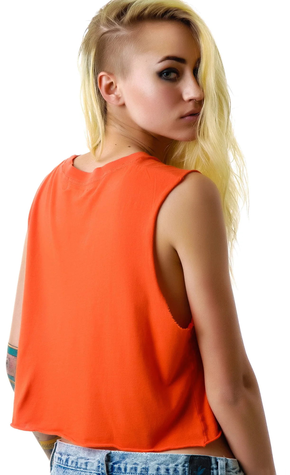 Tate Chad Tank - Light Red - Image 7