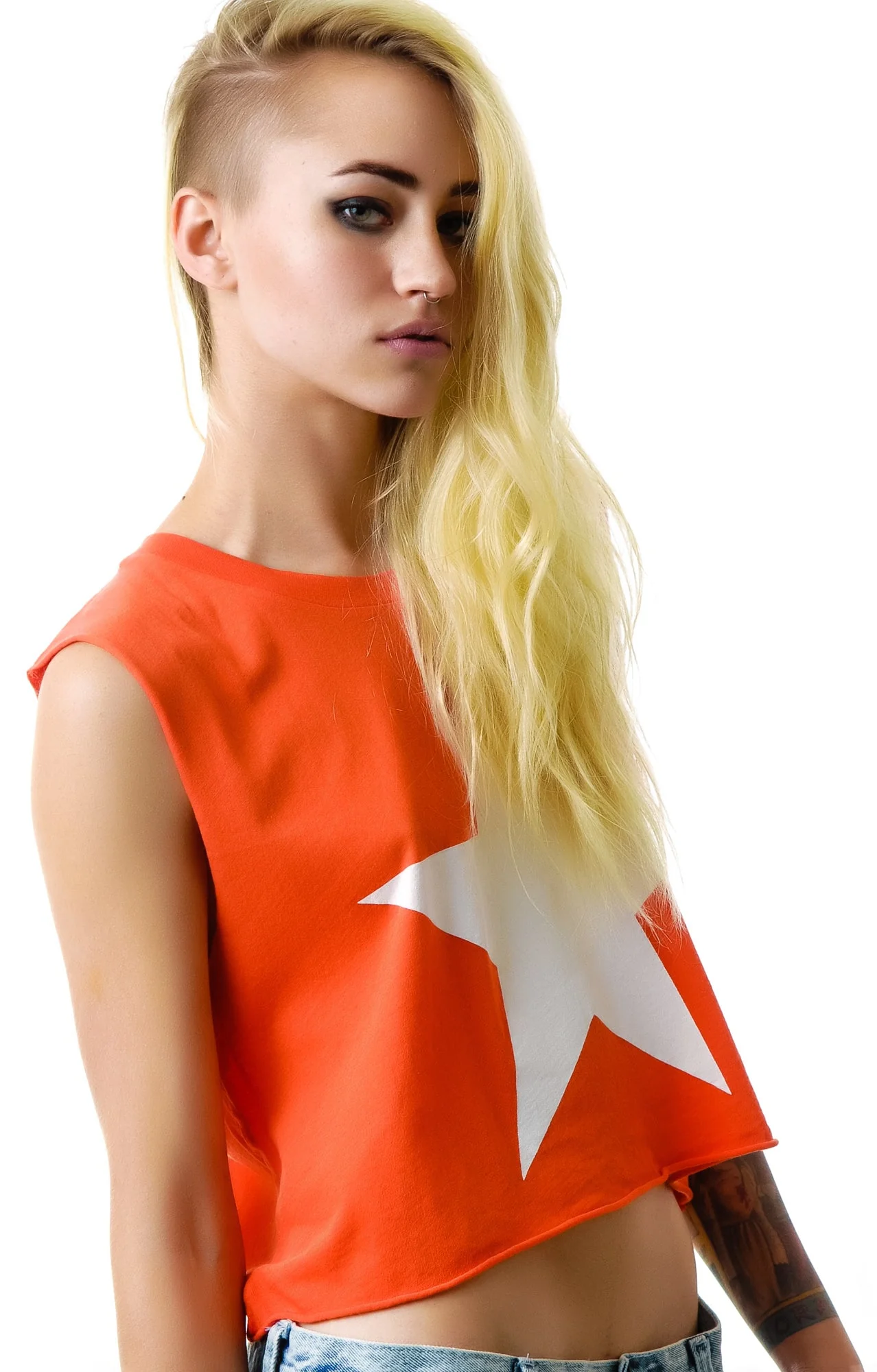 Tate Chad Tank - Light Red - Image 8