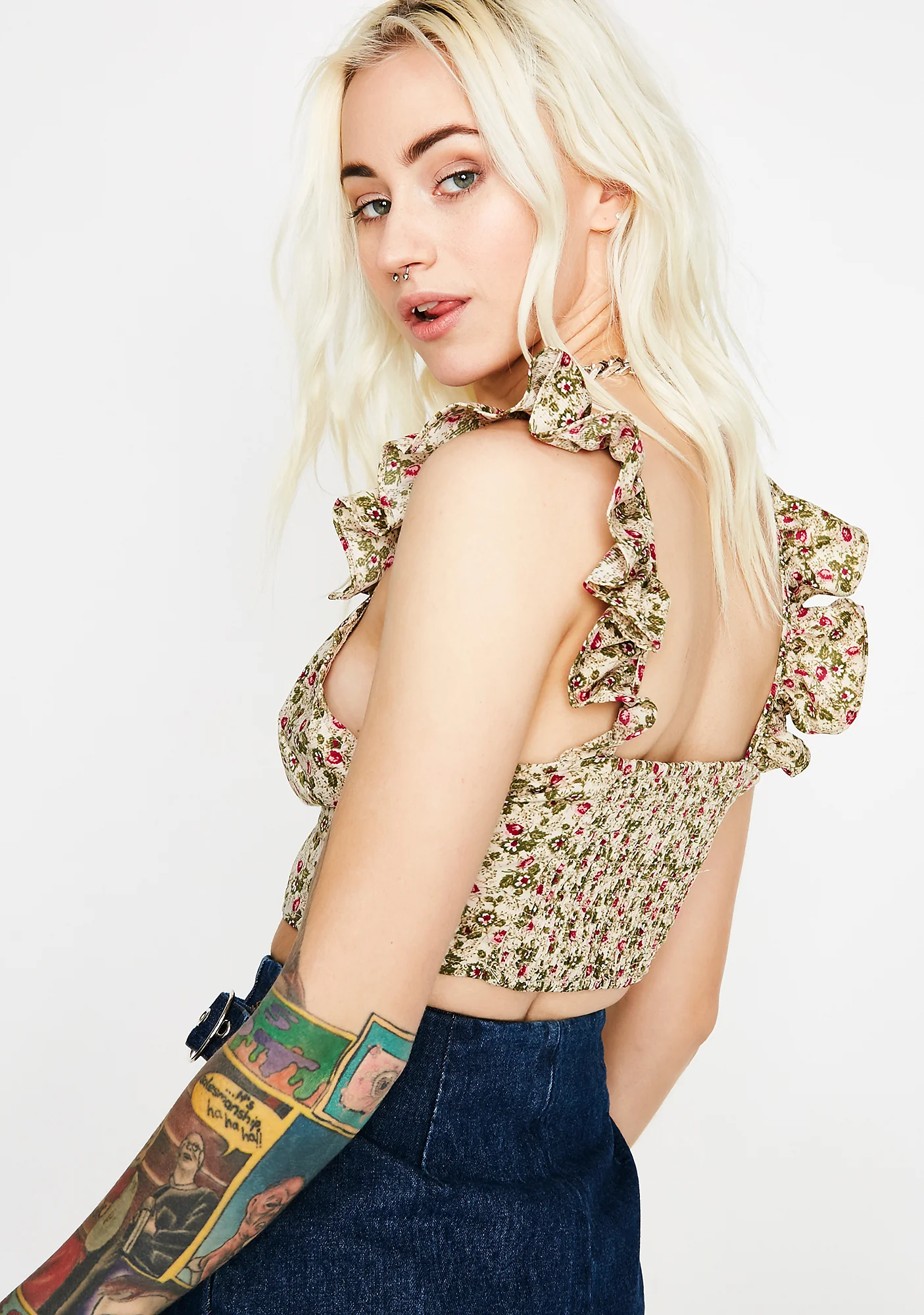 Tea For Two Crop Top - Image 3