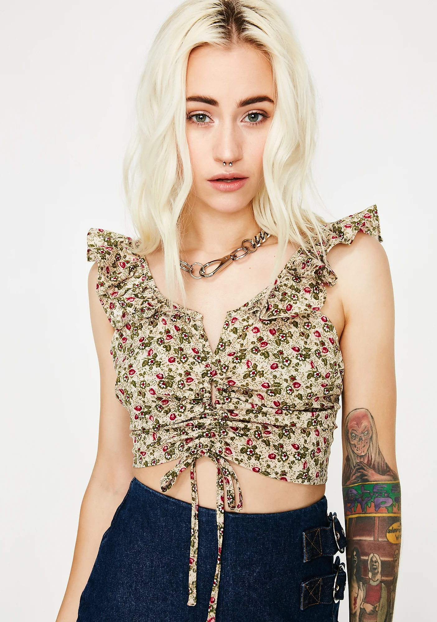 Tea For Two Crop Top - Image 4