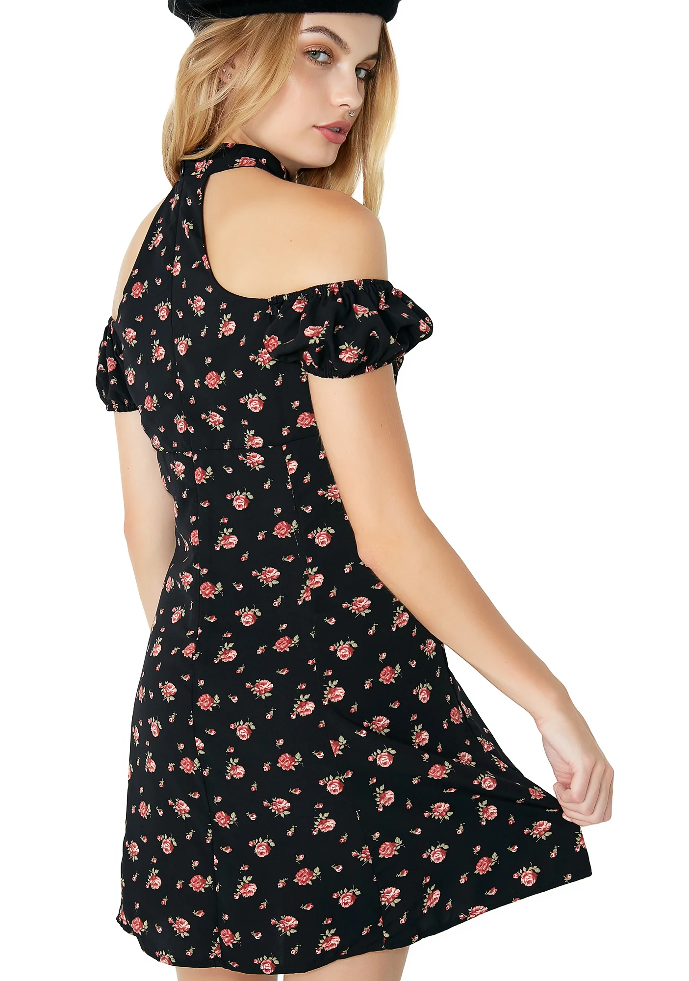Tea For Two Dress With Choker - Image 4