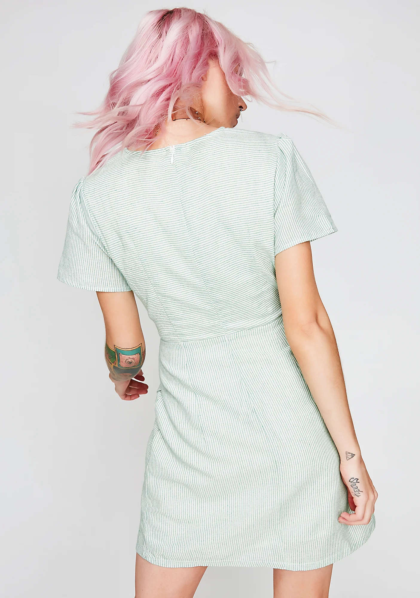 Tea Party Stripe Dress - Image 4