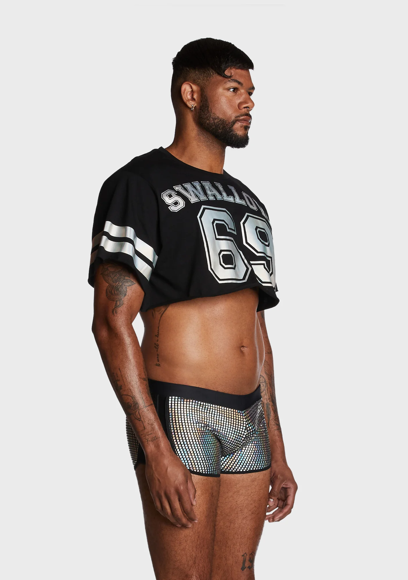 Team Swallow Cropped Jersey Tee - Image 3
