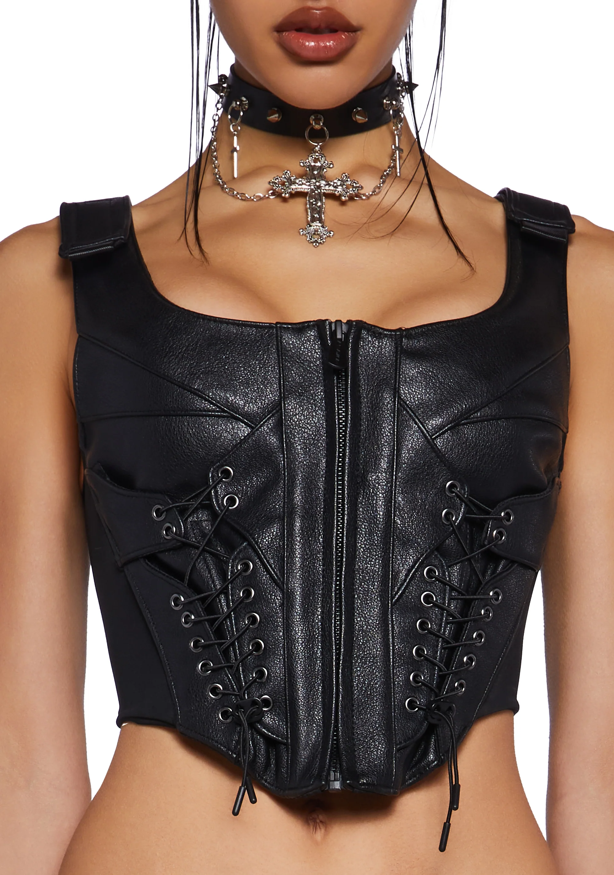 Techno Lacing Corset Top - Image 5