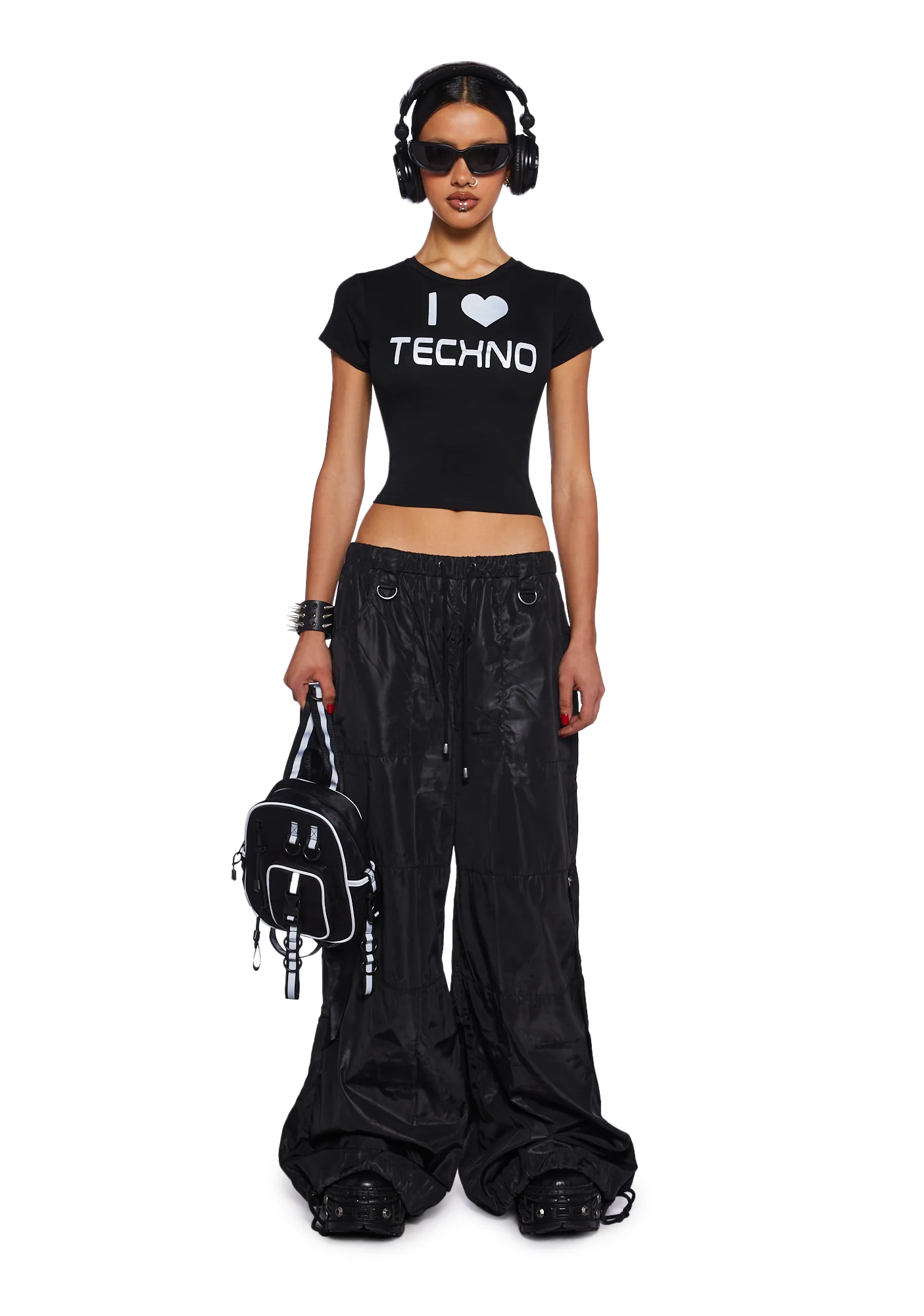 Techno Love Baby Tee - Image 5