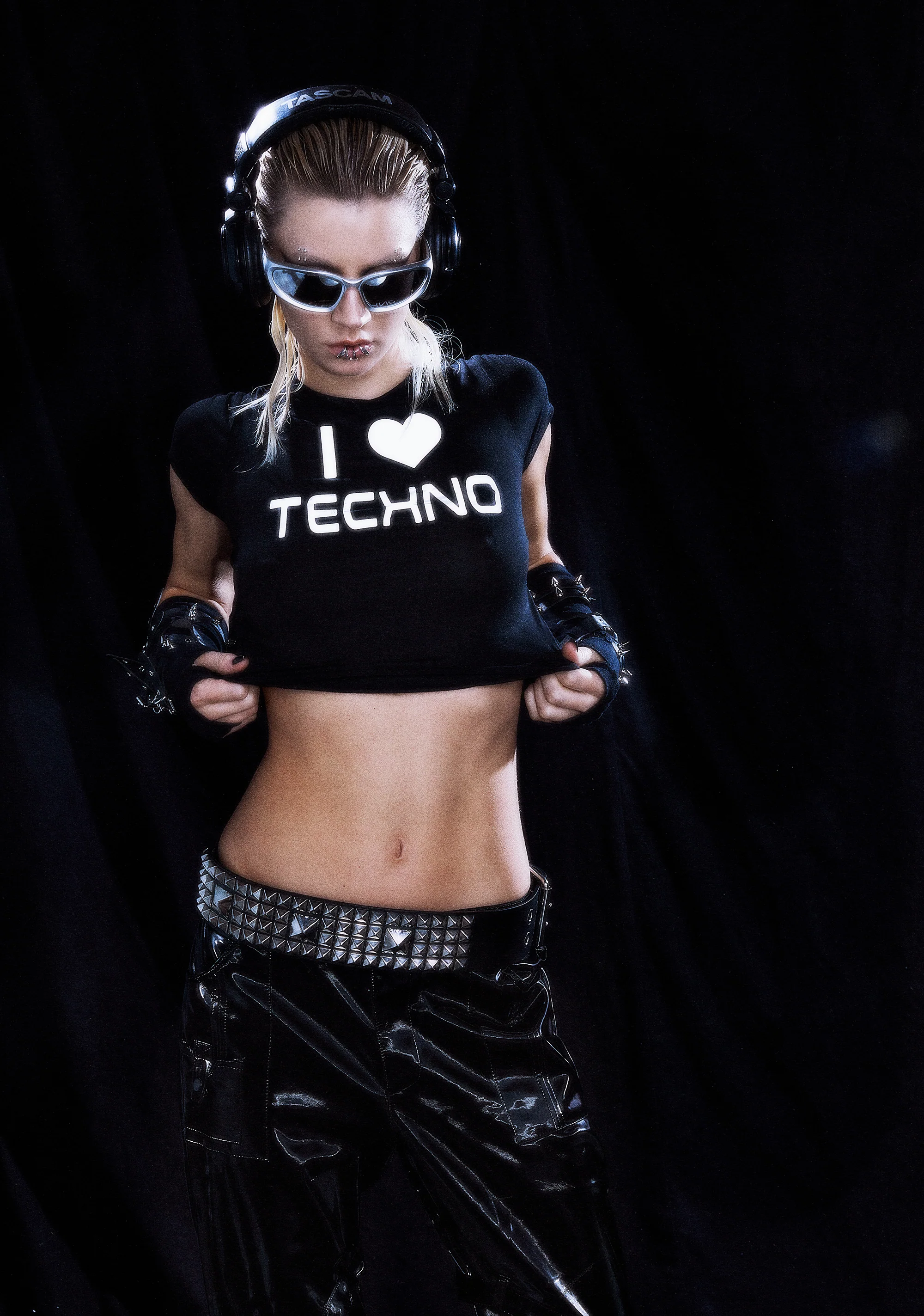 Techno Love Baby Tee - Image 8