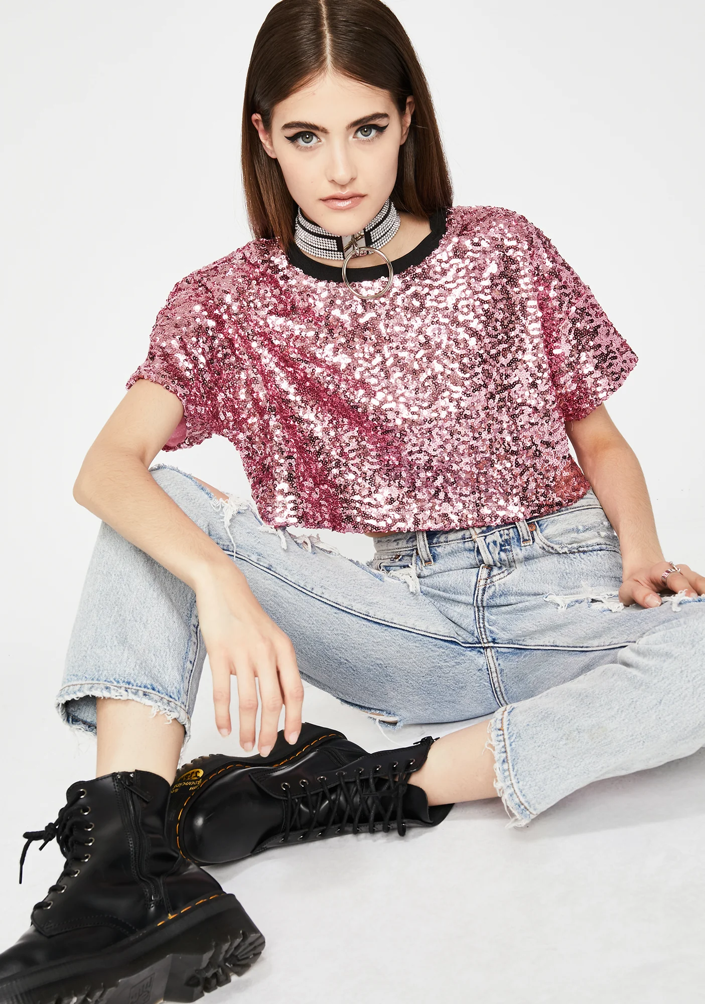 Techno Tempest Sequin Tee - Image 2