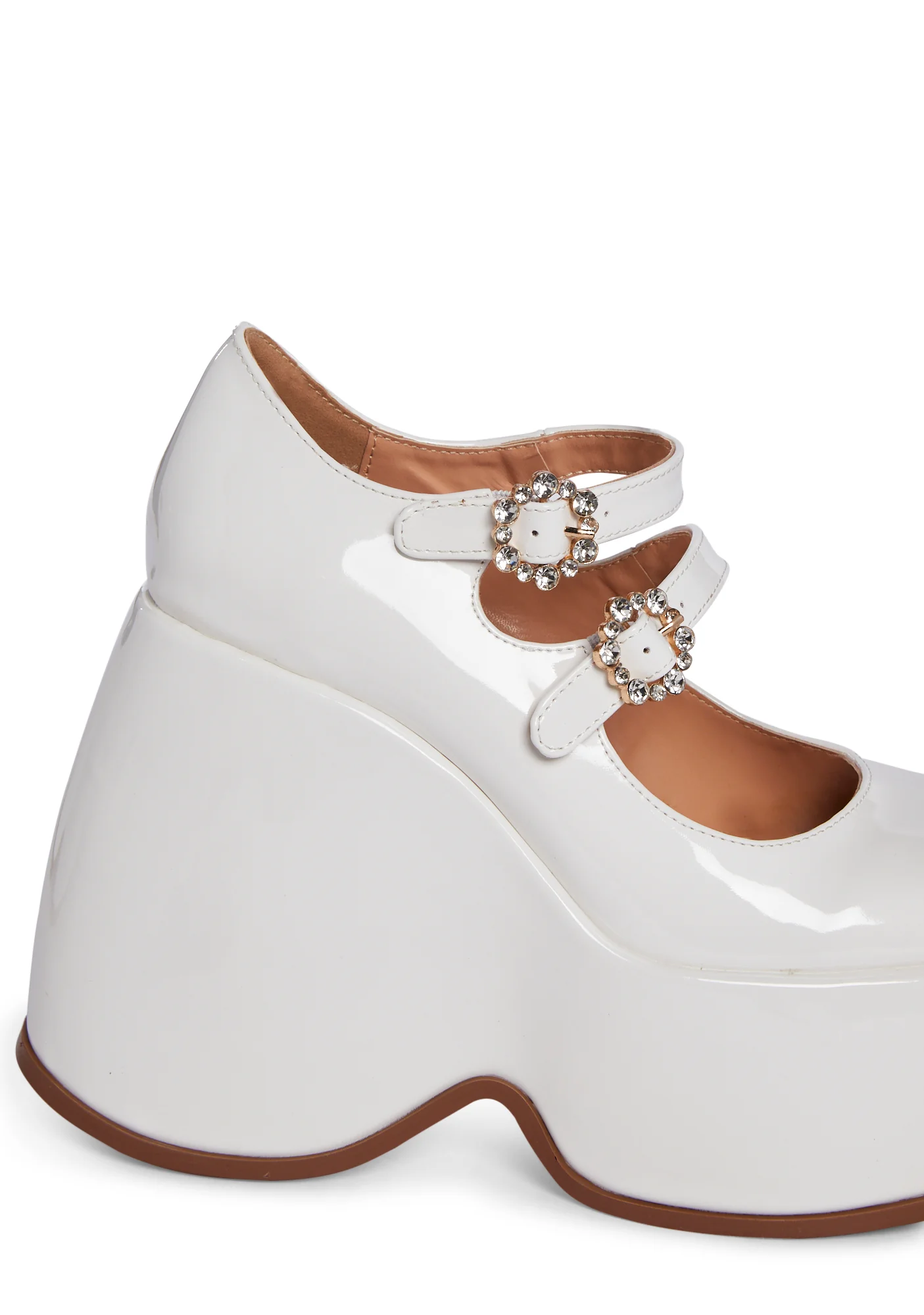 Telly Wedge Heels - White - Image 2