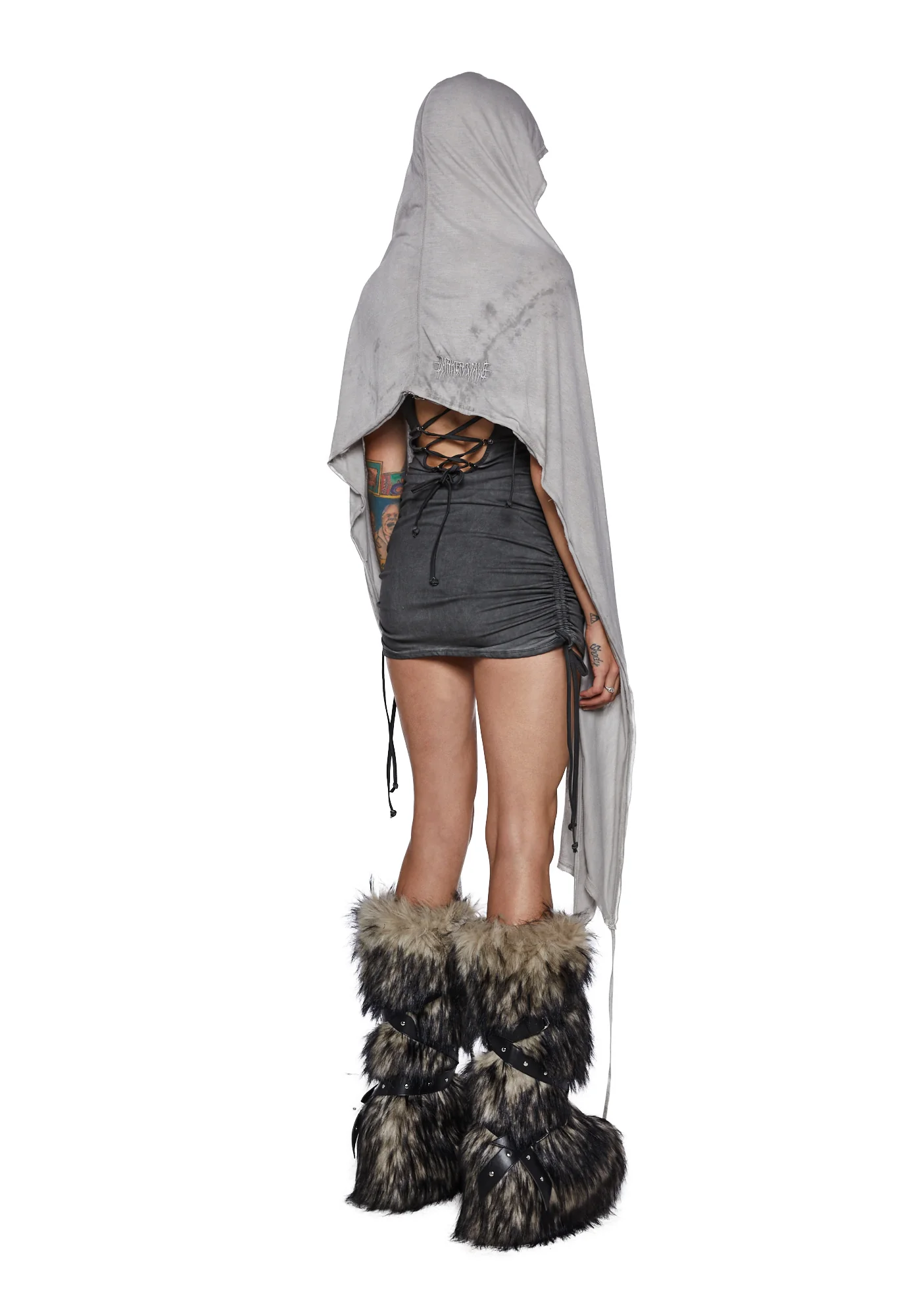 Tempo Hooded Wrap Scarf - Image 4