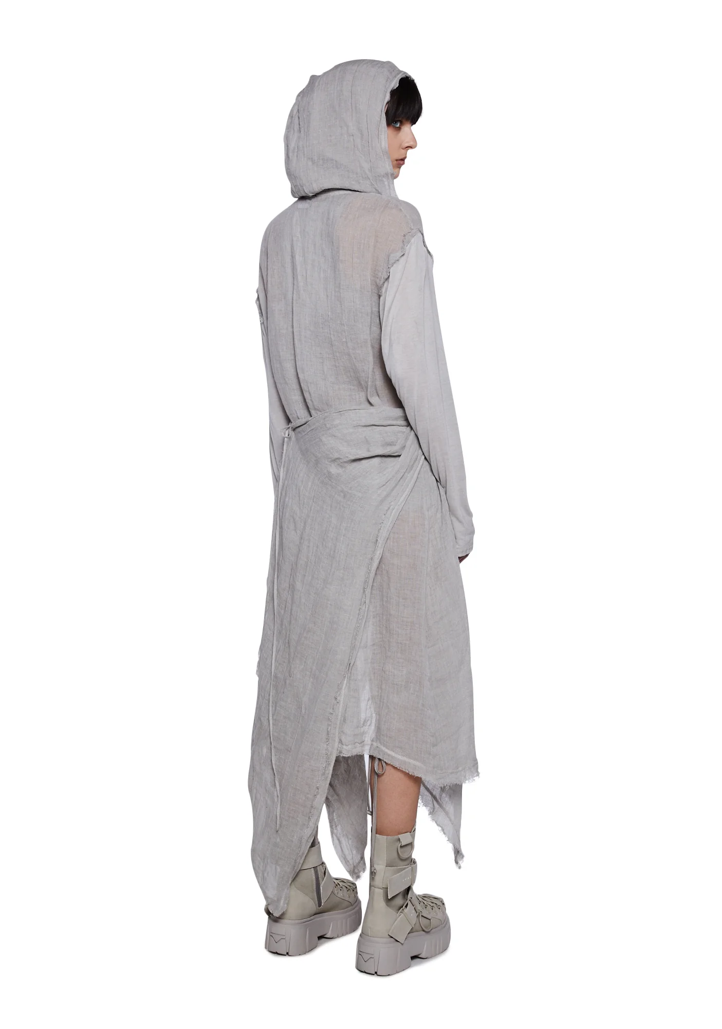 Tempo Unisex Hooded Wrap Cardigan - Image 4