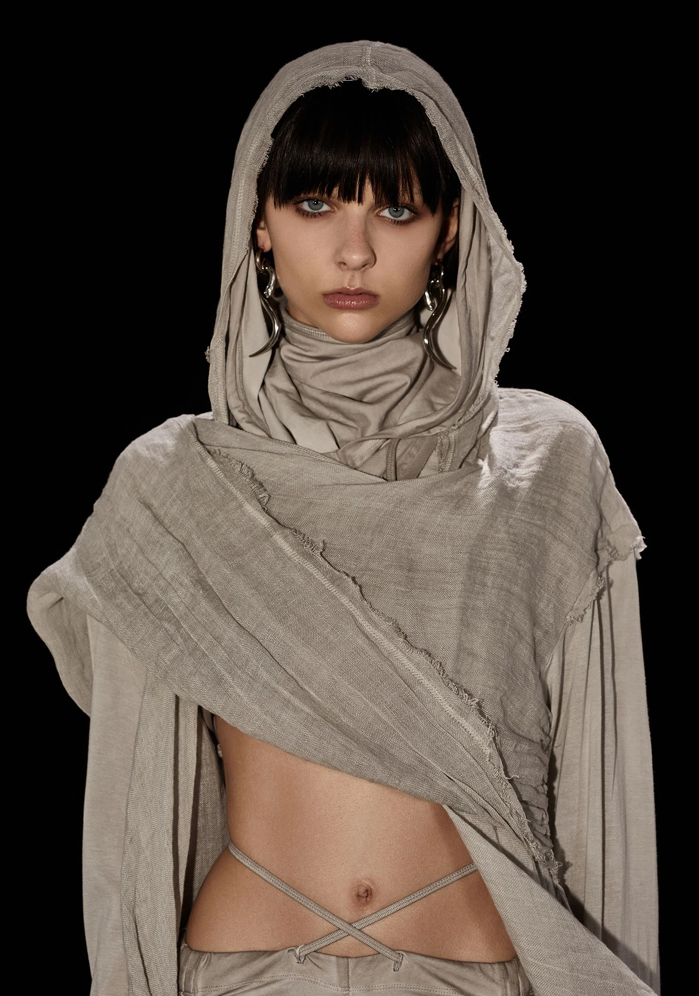 Tempo Unisex Hooded Wrap Cardigan - Image 7
