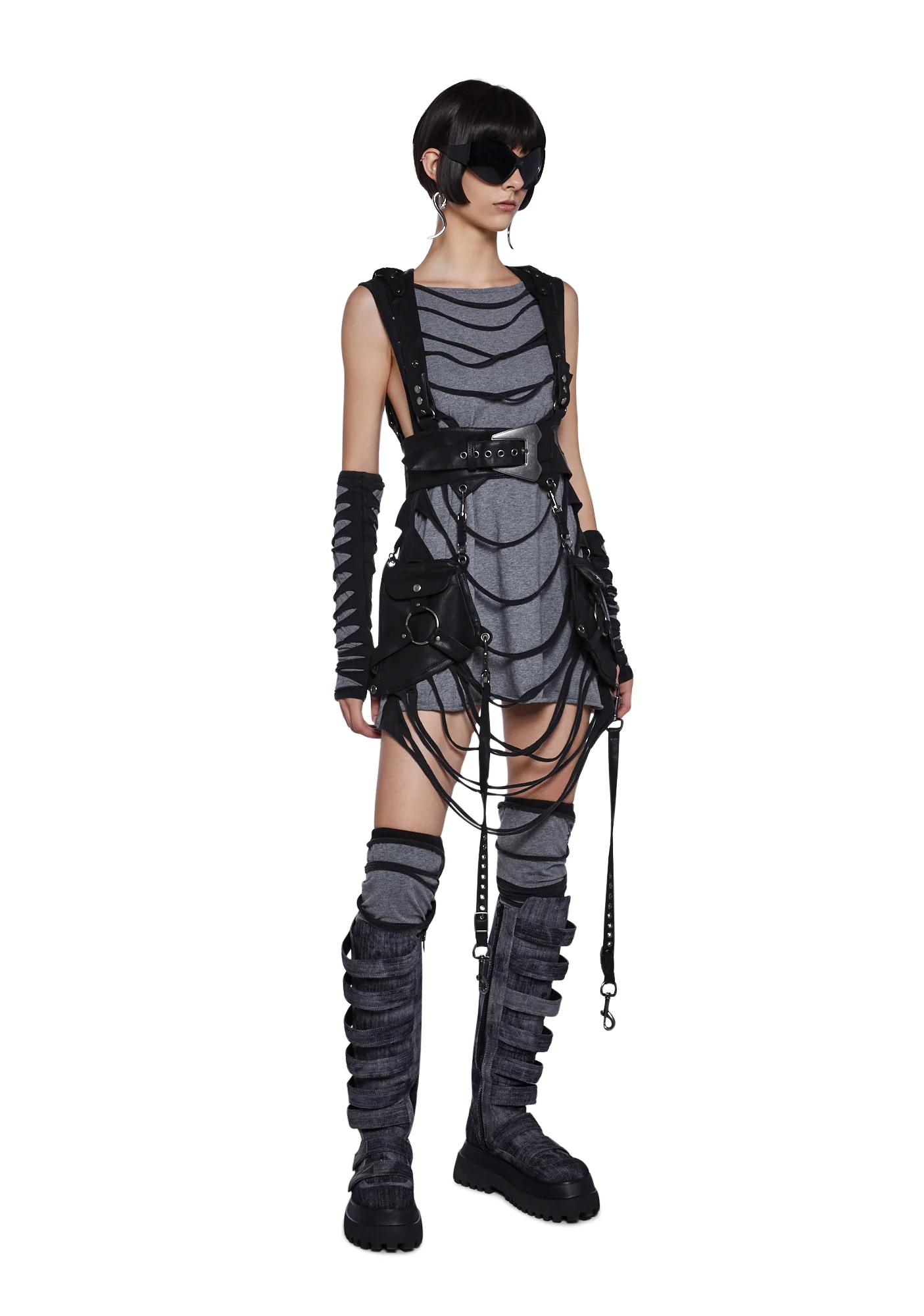 Tempo Unisex Shredded Tank Top - Image 2