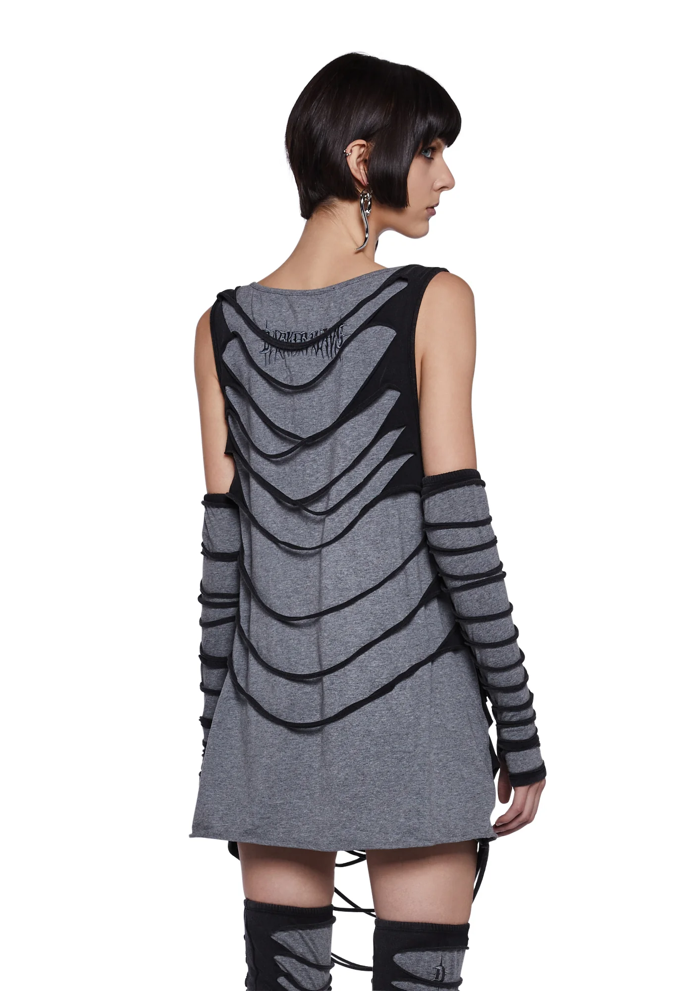 Tempo Unisex Shredded Tank Top - Image 4